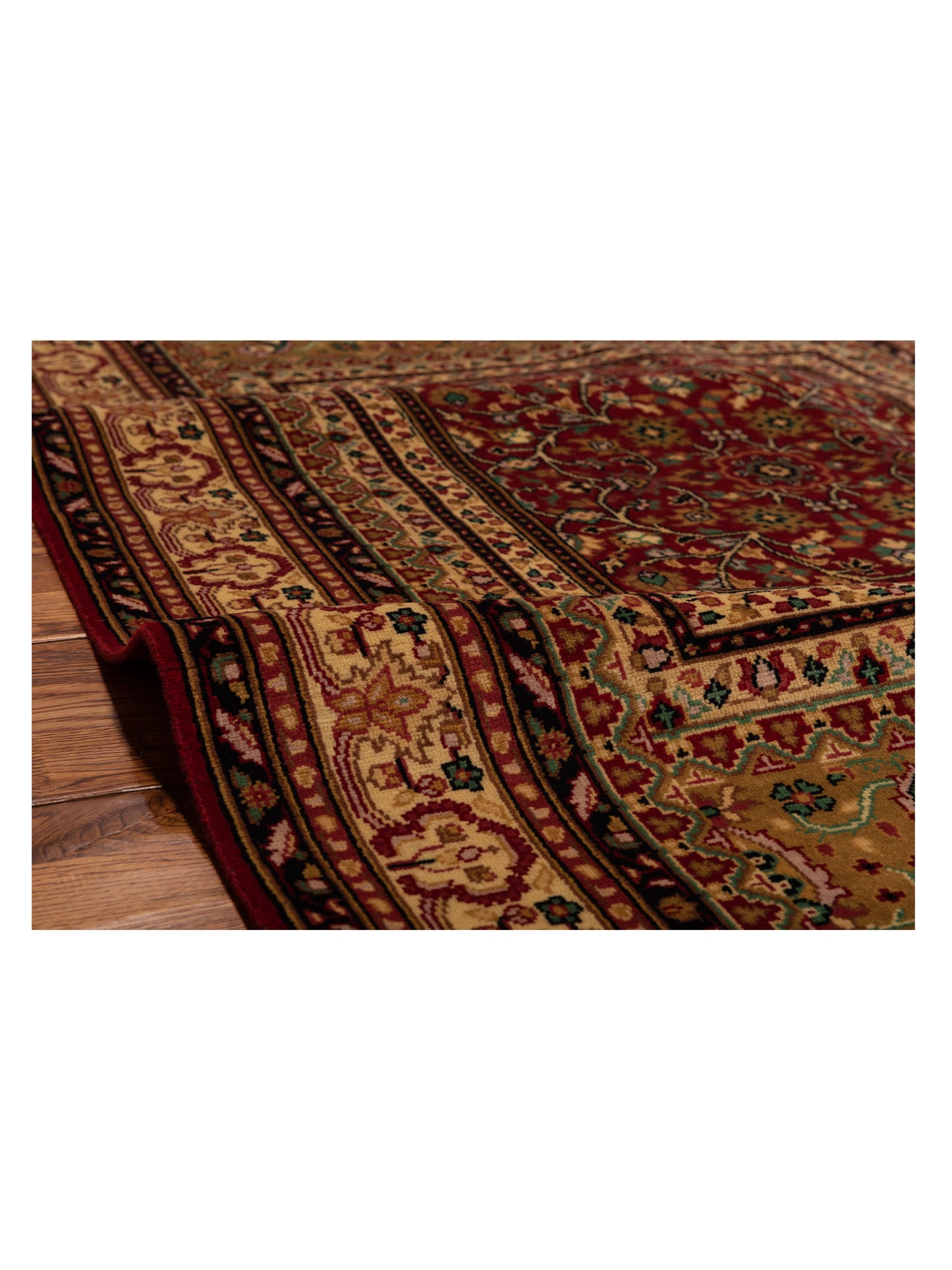 Sivas 129481 Red Ivory 4x6.1 Hand Knotted Rug