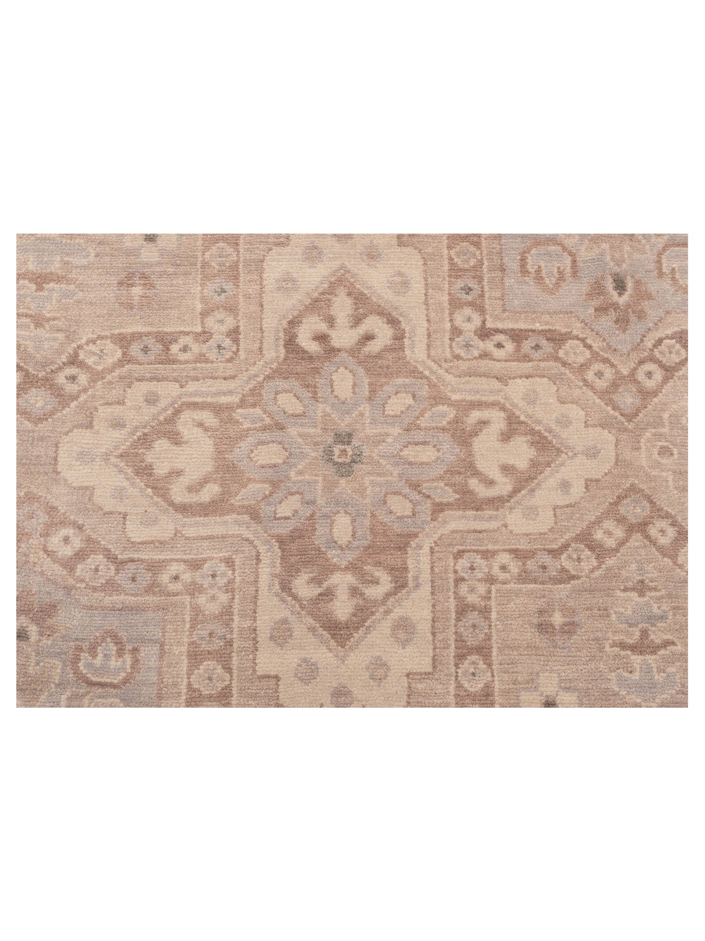 Andalusia 125886 Light Brown Brown 8.11x119 Hand Knotted Rug