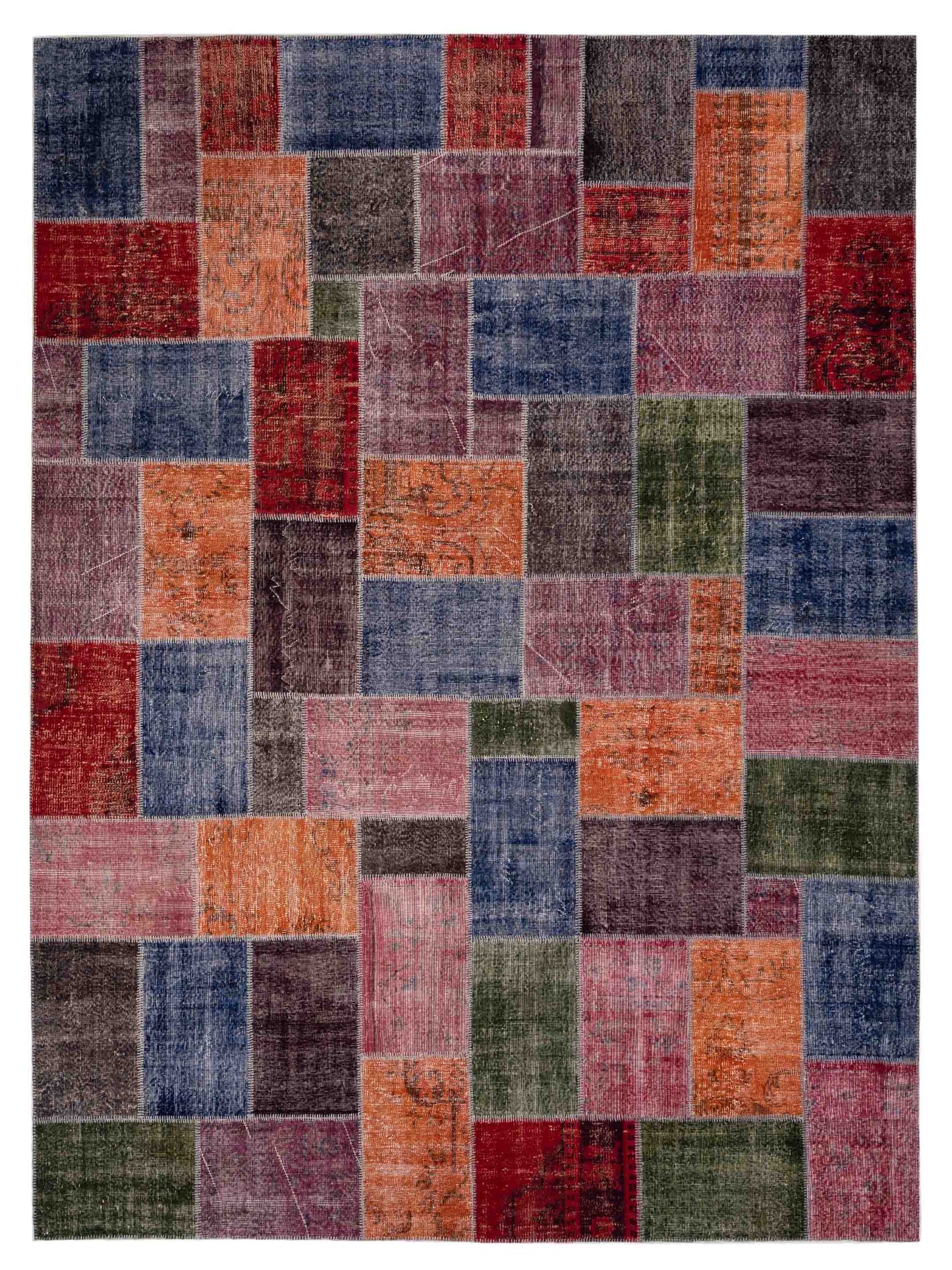Pasha Turkish Vestige Patchwork Multi Contemporary