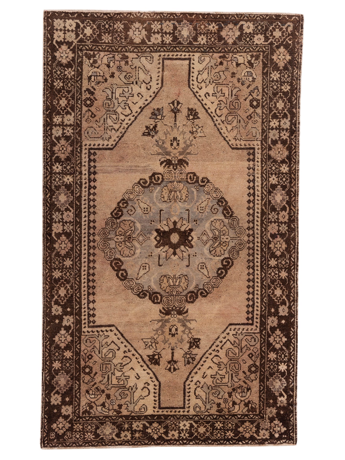 Pasha Old Anatolian Beige Brown Traditional