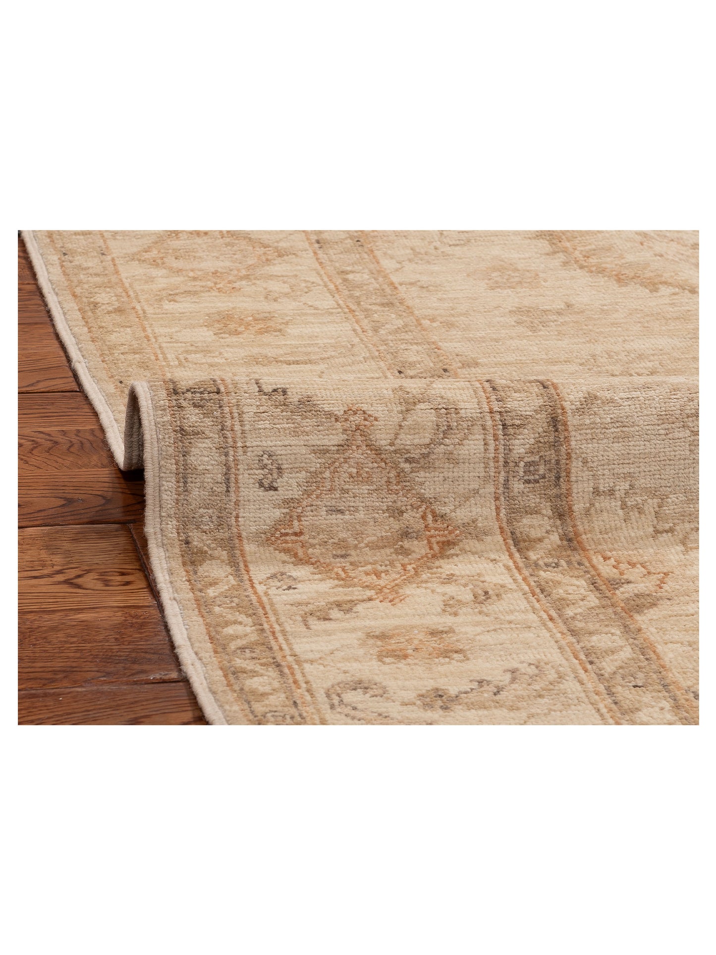 Sultan 153663 Ivory Beige 4.10x6.6 Hand Knotted Rug