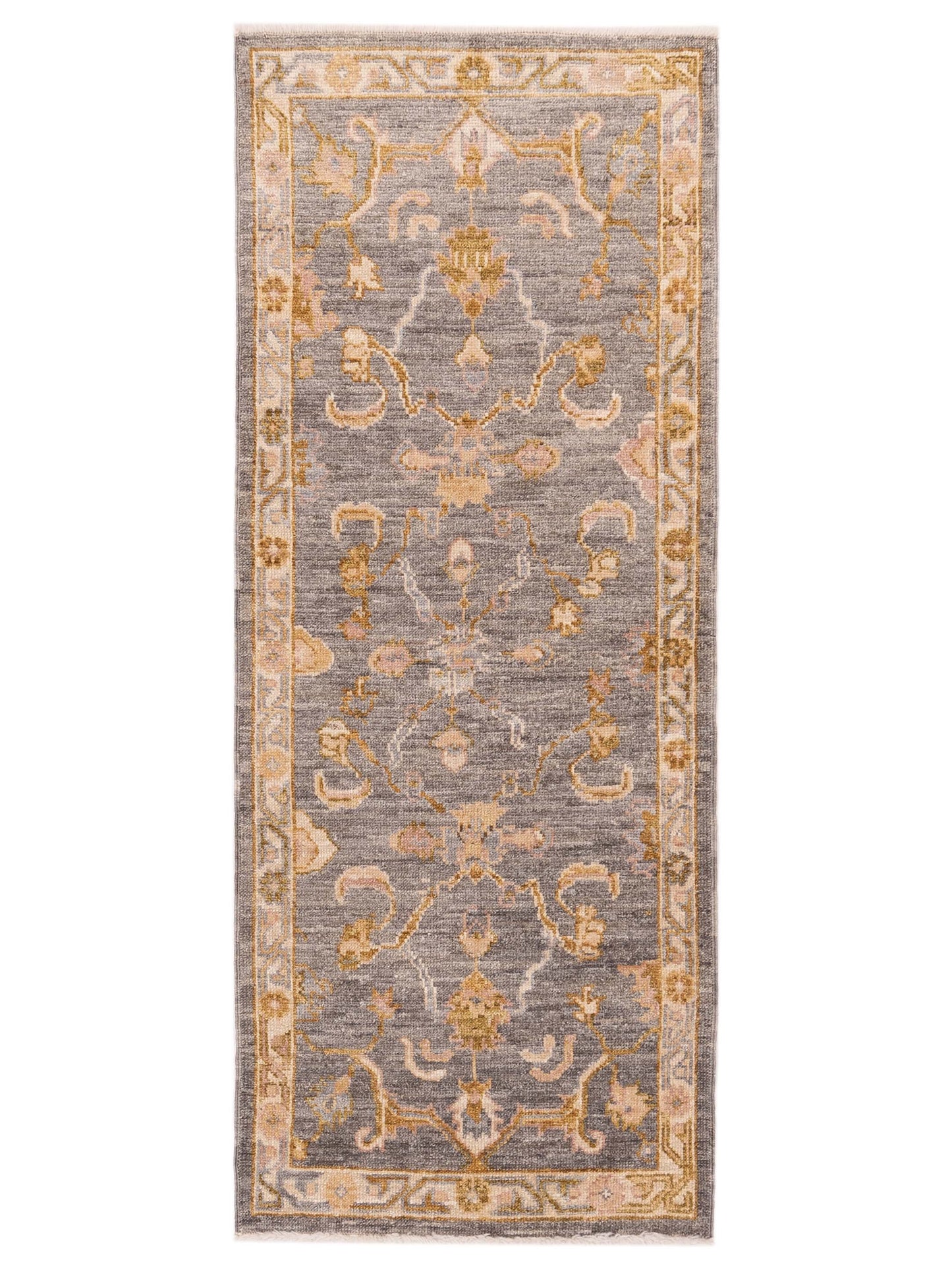 Anadol Angora Oushak Gray Ivory Traditional