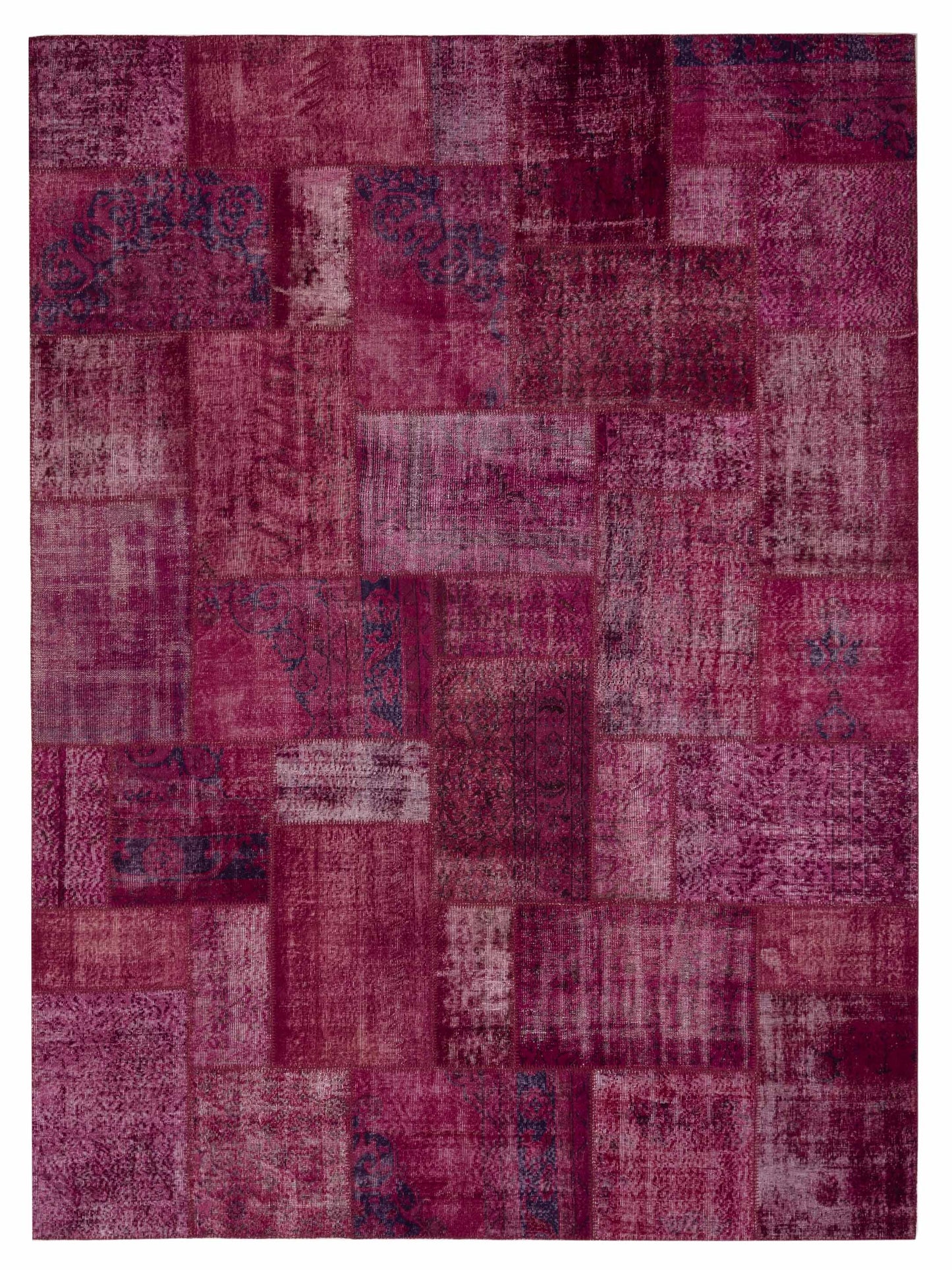 Pasha Turkish Vestige Patchwork Pink Contemporary