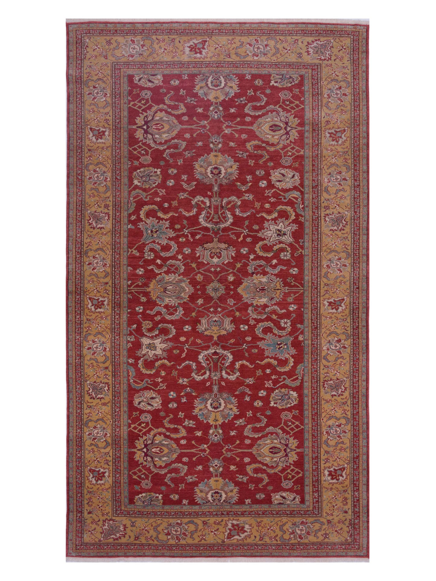 Pasha Antique Loom Rust Gold Traditional