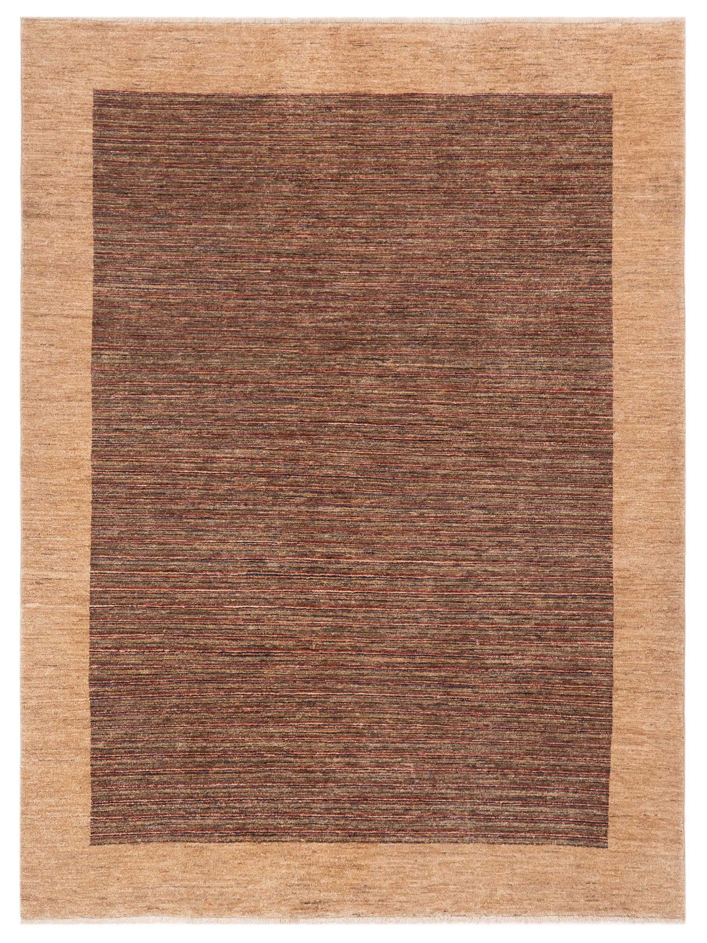 Rajpur Gabbeh Brown Beige Contemporary