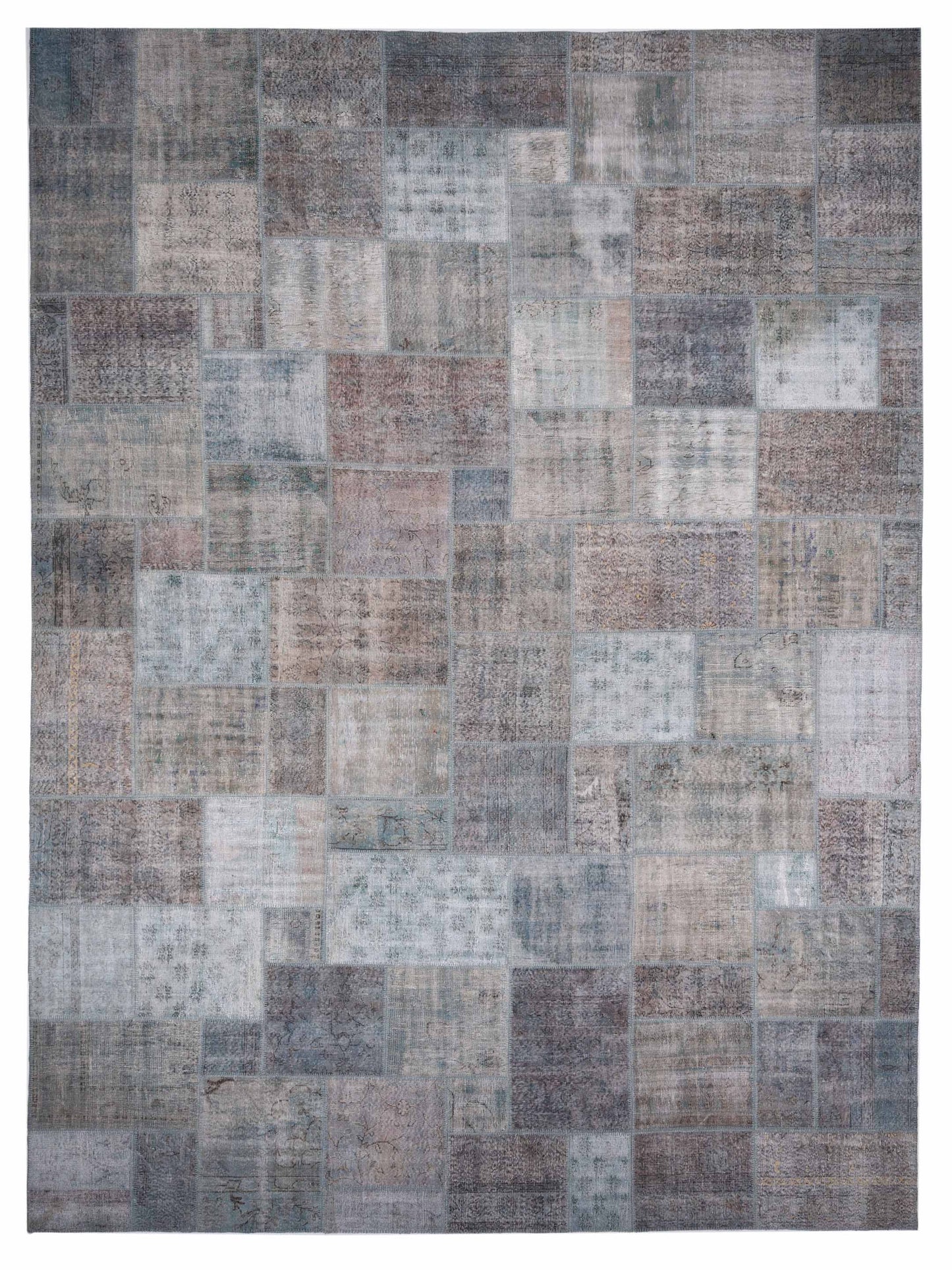 Pasha Turkish Vestige Patchwork Light Blue Contemporary