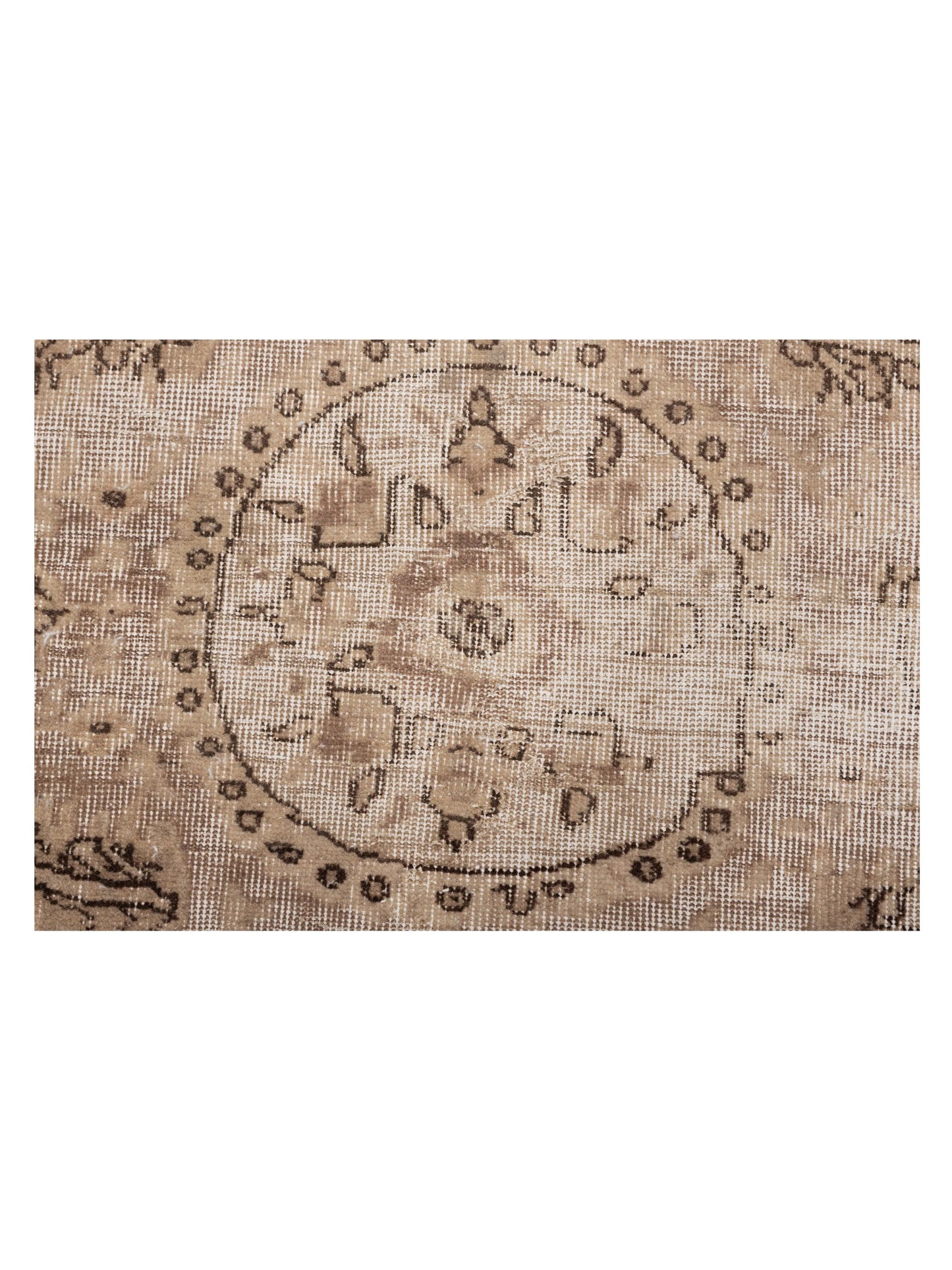 Vintage 122704 Beige 8.2x12 Hand Knotted Rug