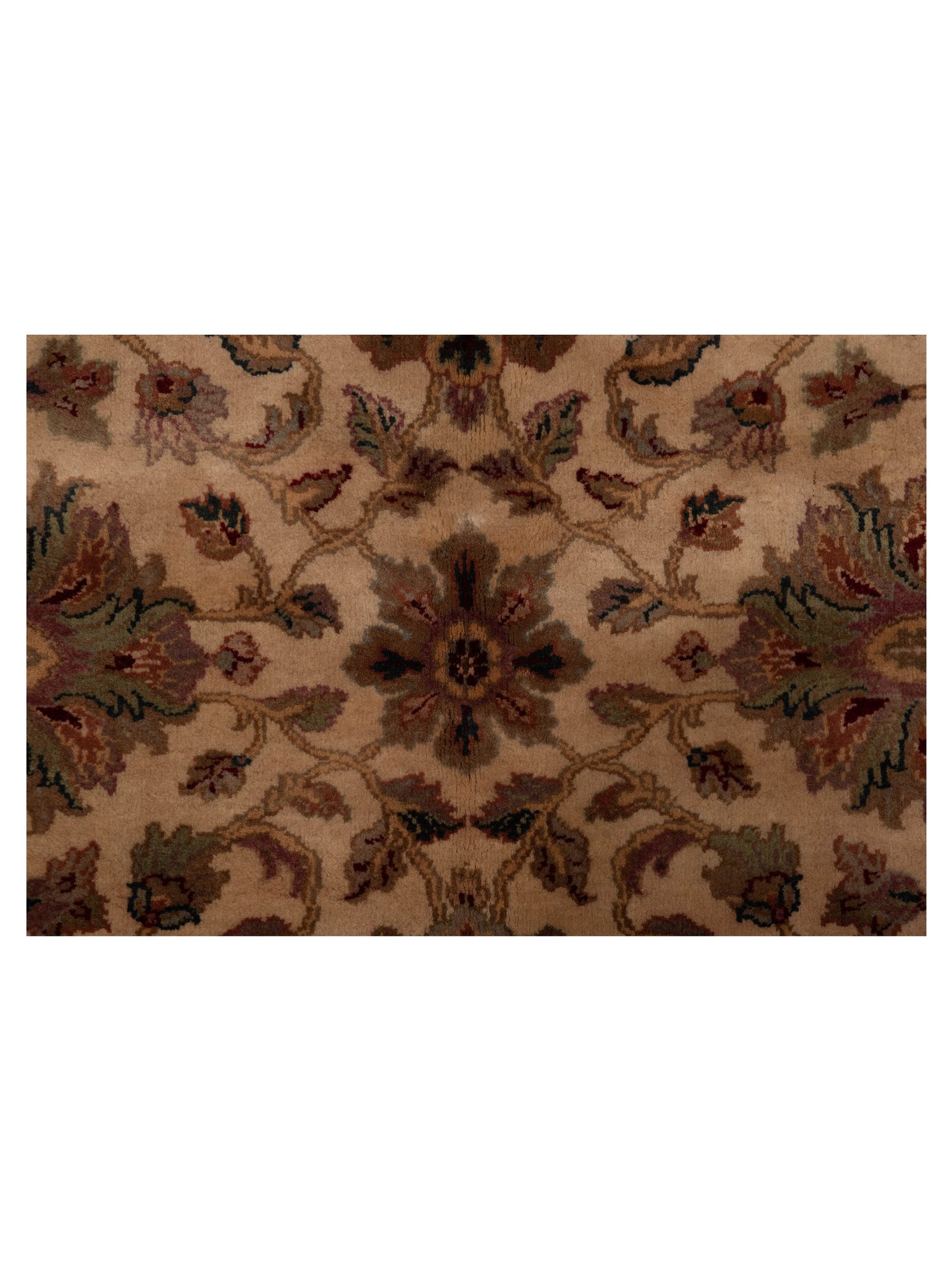 Crown 90241 Beige Green 8x10 Hand Knotted Rug