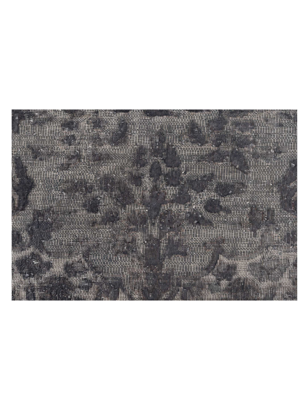 Vintage 130353 Gray 9.9x12.11 Hand Knotted Rug
