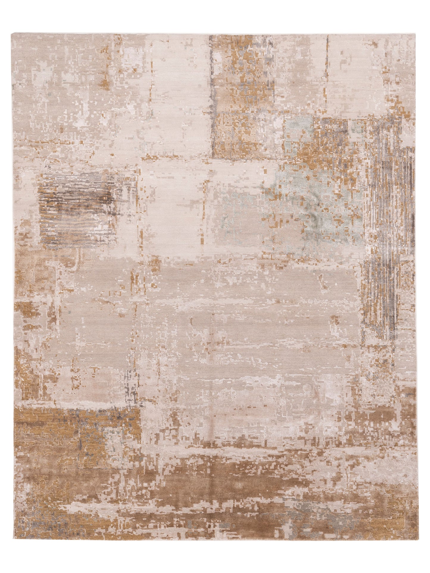 Siena Tibetino Ivory Light Brown Contemporary