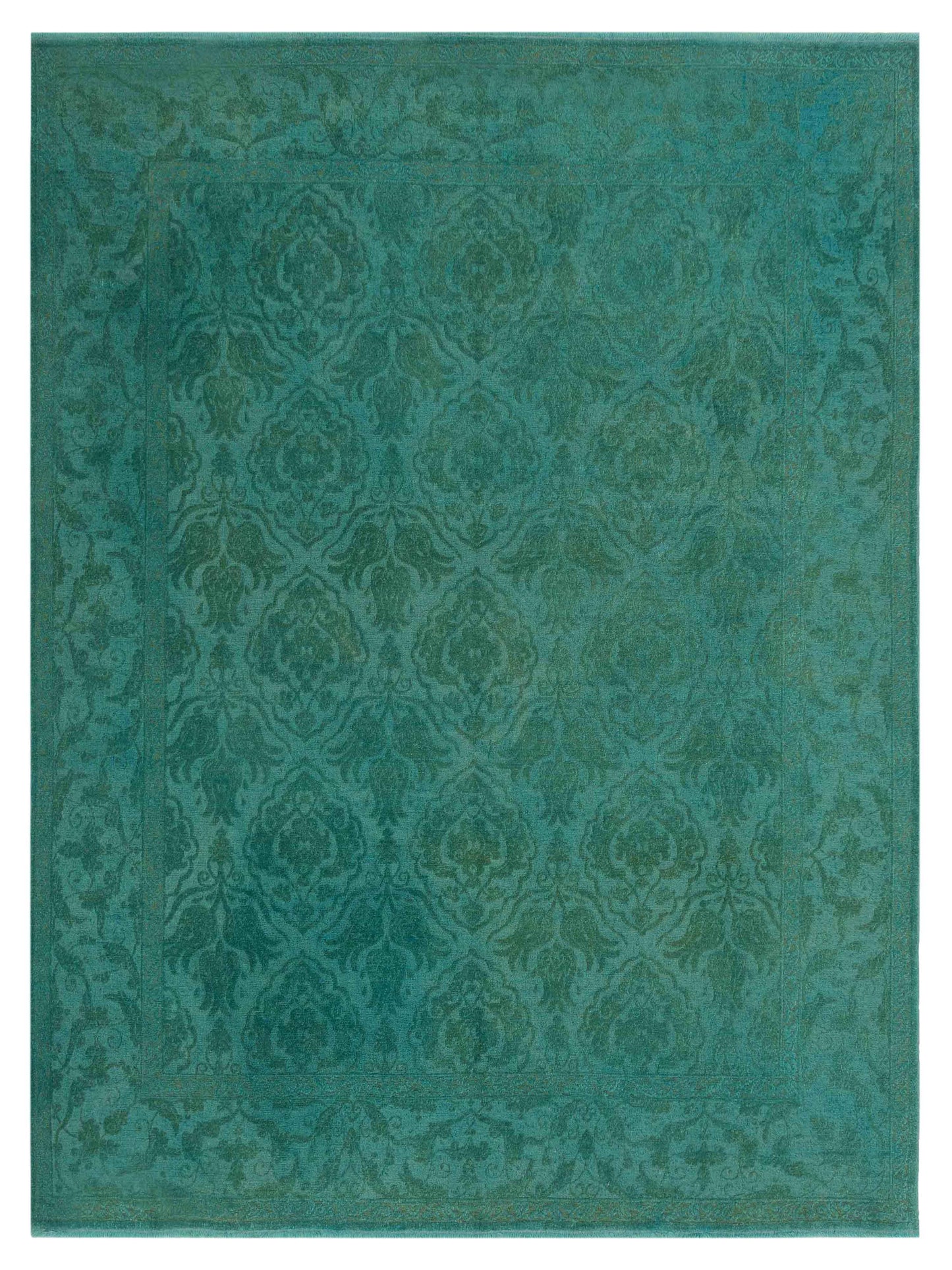 Pasha Color Bouquet Turquoise Turquoise Transitional