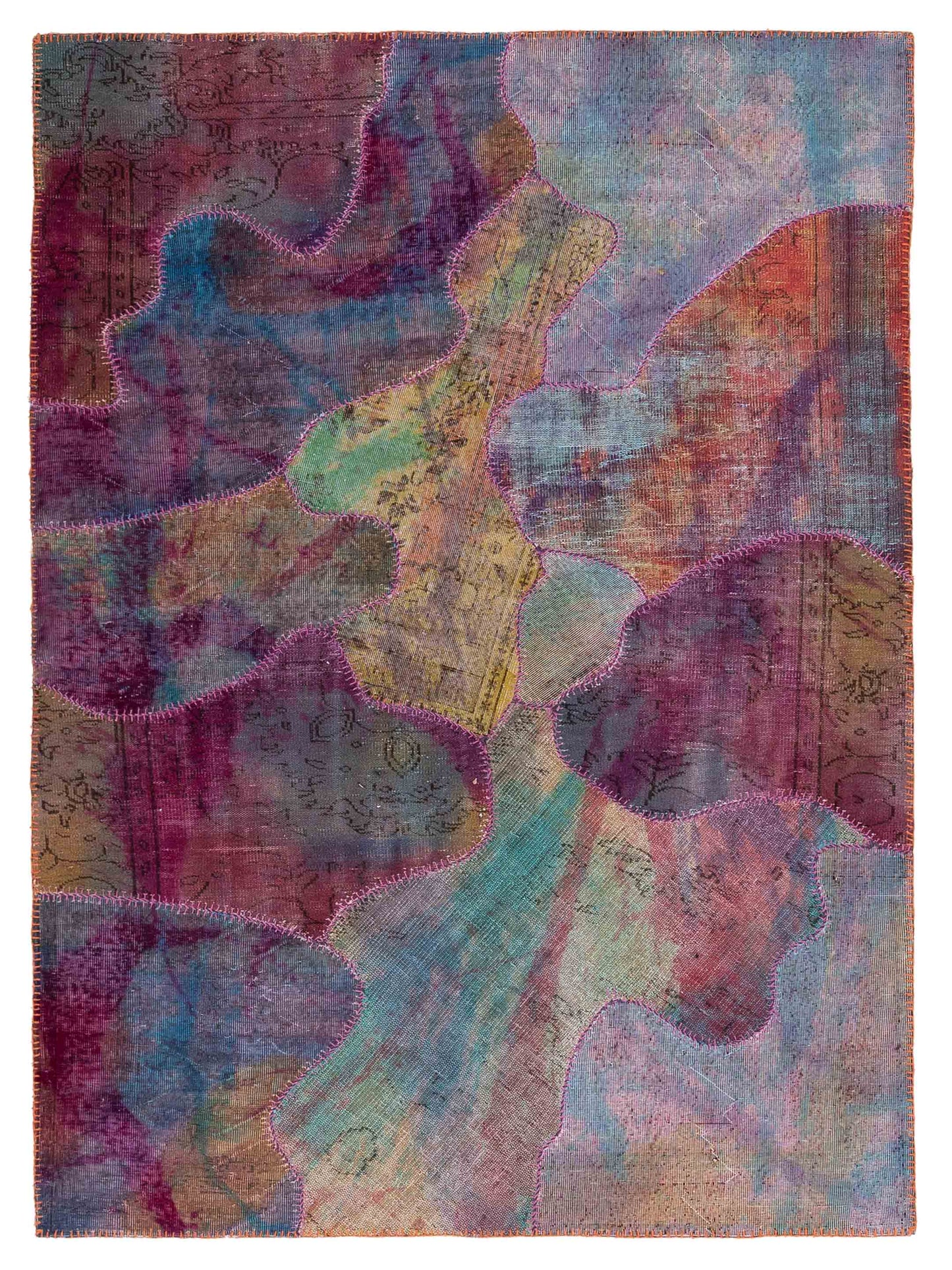 Pasha Turkish Vestige Patchwork Multi Contemporary