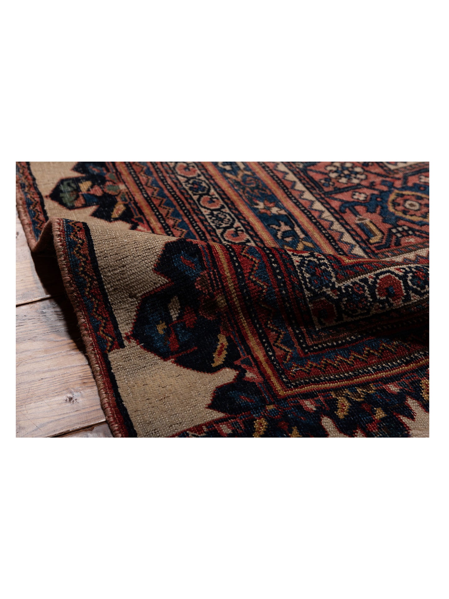 Persian Antique 77414 Navy Pink 10.8x17.10 Hand Knotted Rugs