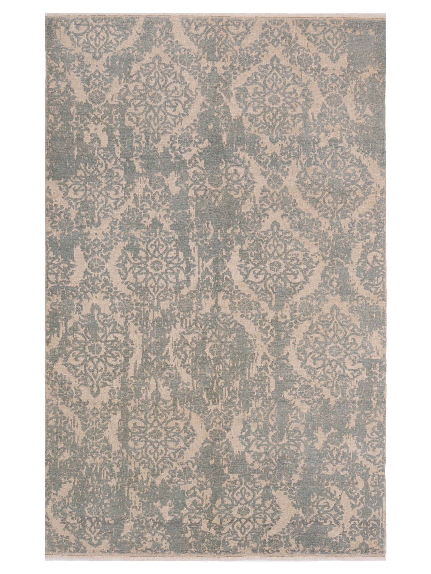 Pasha Defne Ivory Ice Blue Transitional