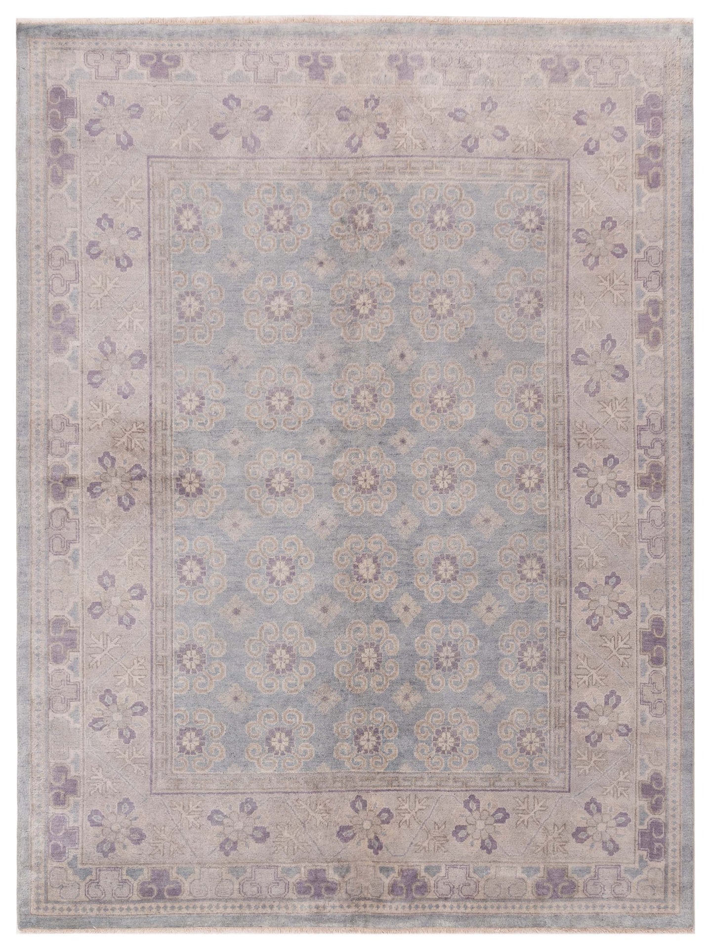 Rajpur Evren Blue Silver Transitional