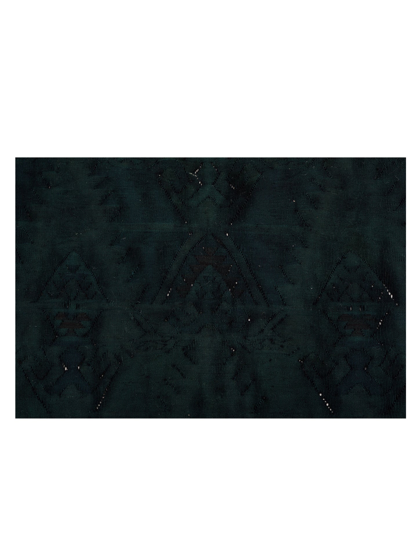 Vintage 73831 Black 10.2x14 Hand Knotted Rug