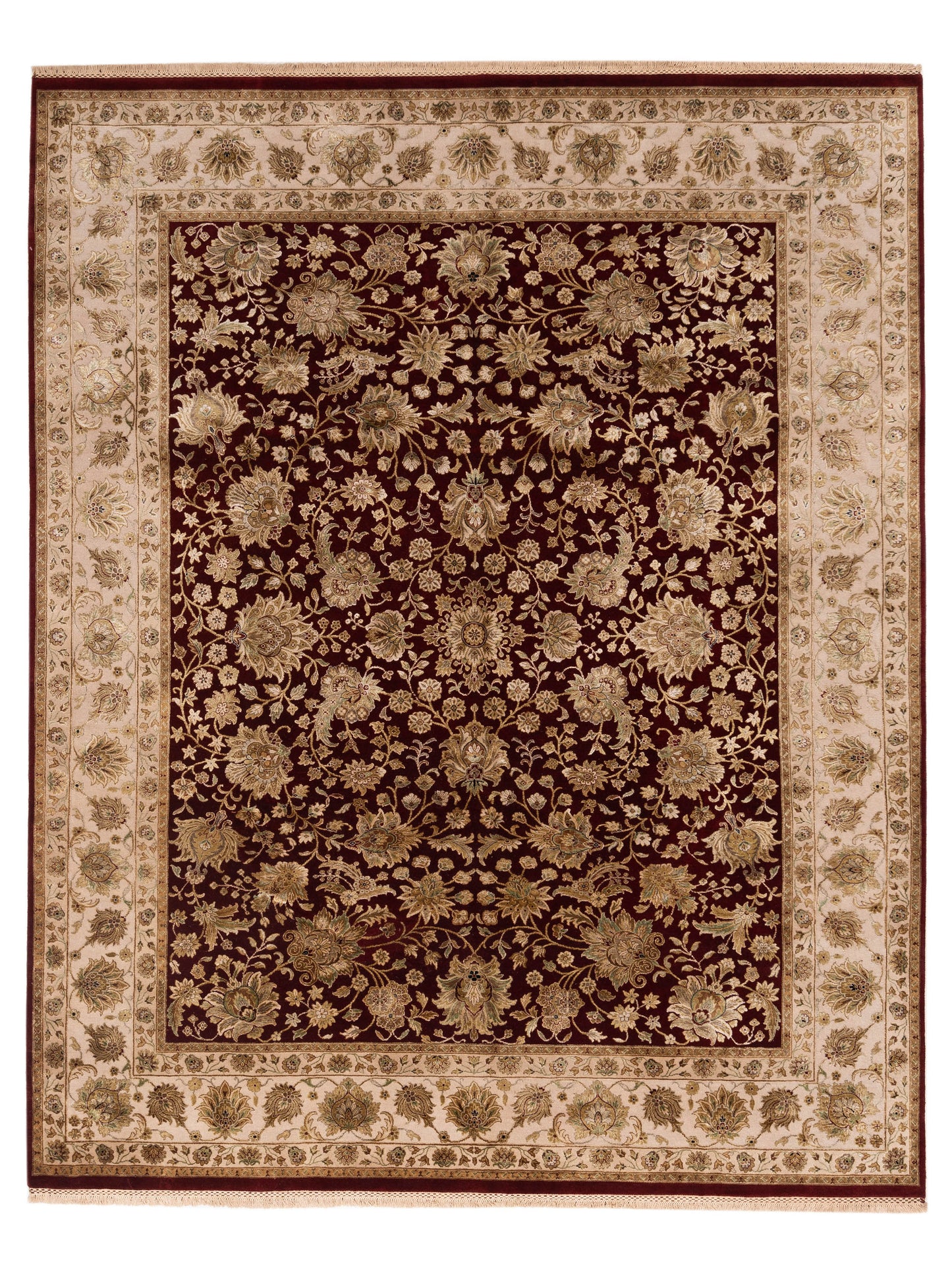 Rajpur Imperial Silk Red Ivory Traditional