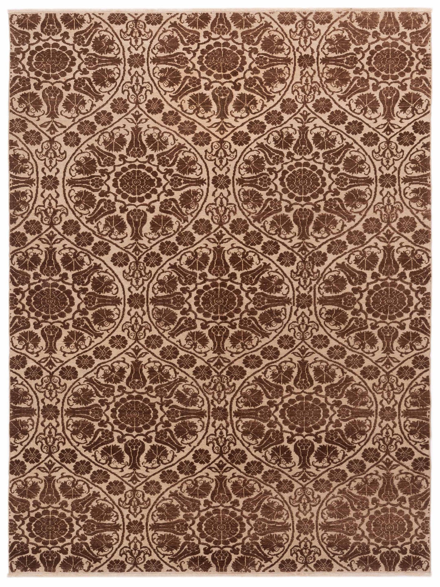 Pasha Defne Beige Brown Transitional