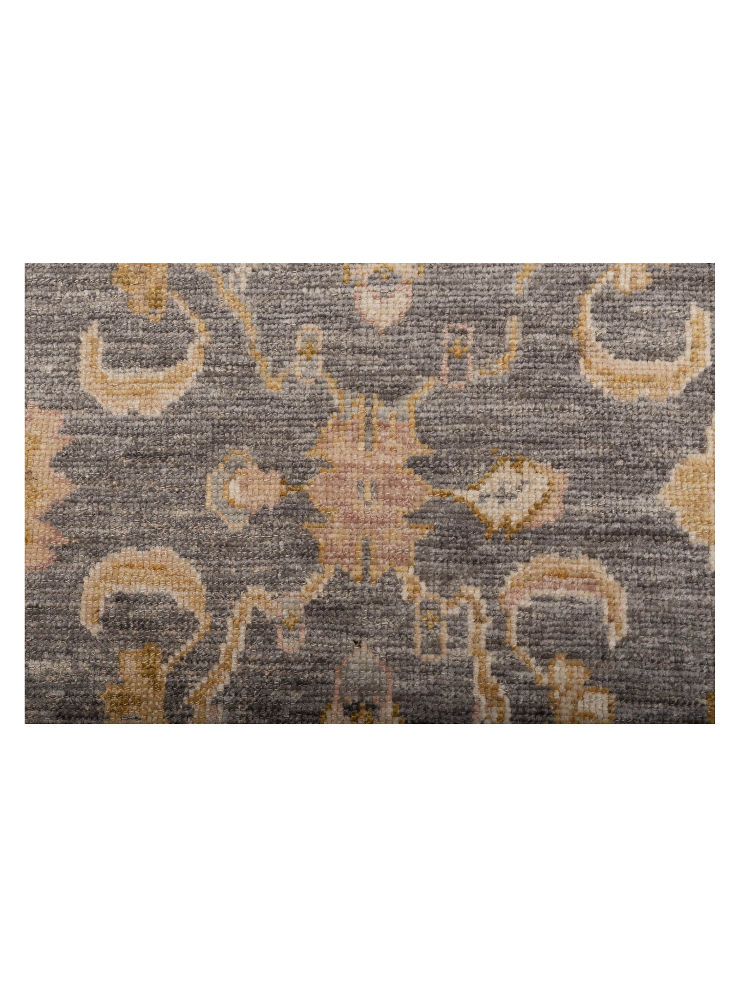 Angora Oushak 141299 Gray Ivory 2.9x8.11 Hand Knotted Rug