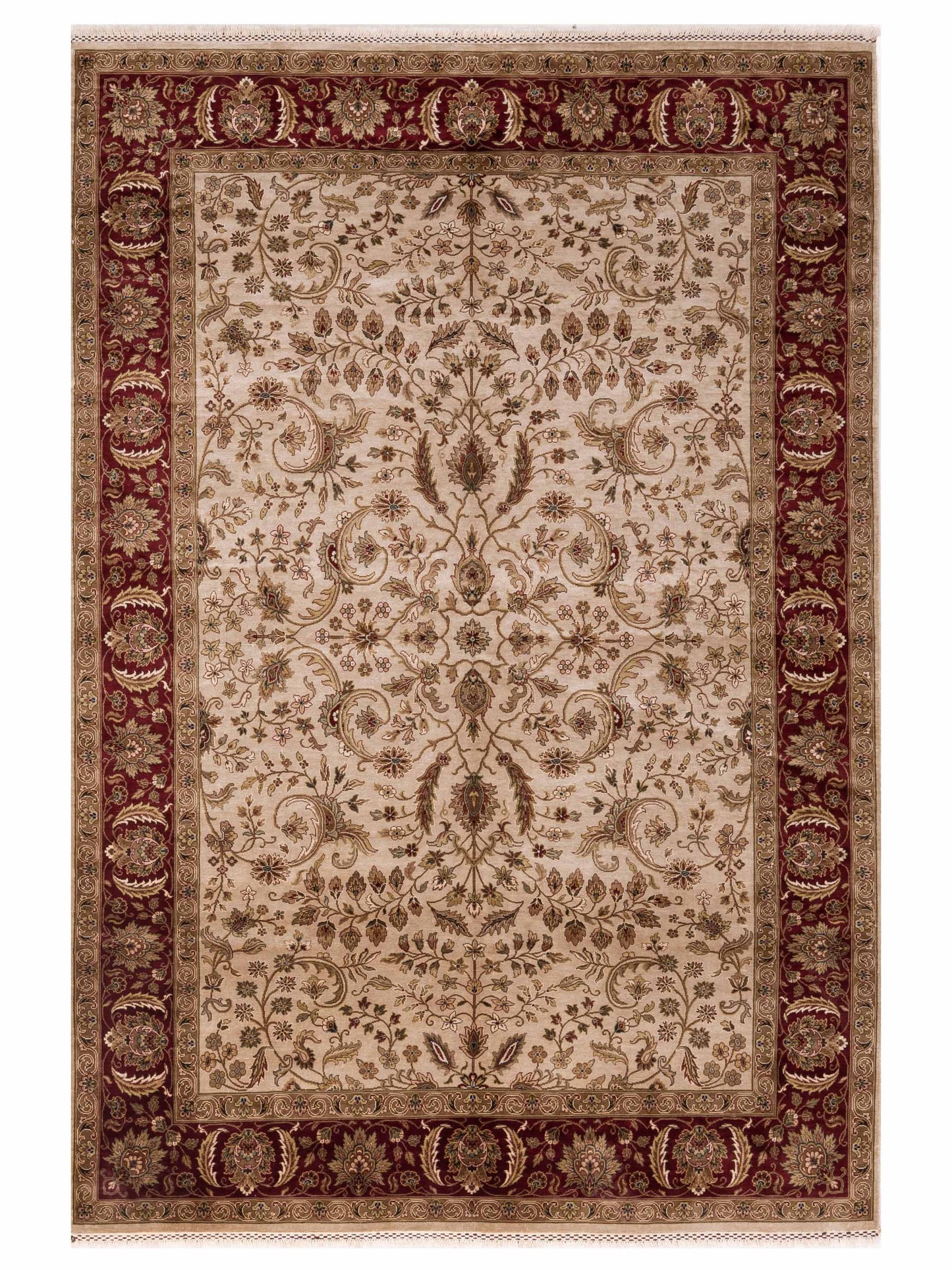 Rajpur Imperial Silk Ivory Ivory Traditional