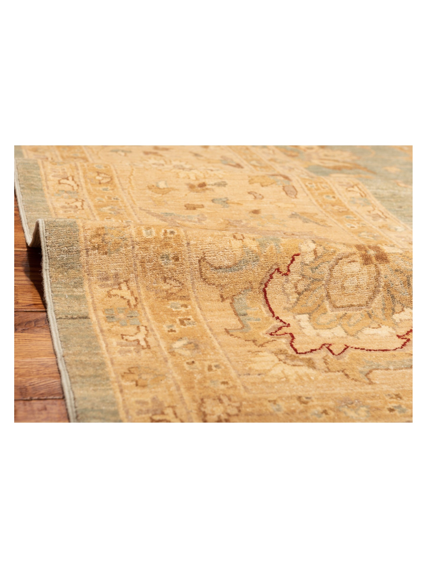 Sultan 106453 Blue Ivory 13.10x15.11 Hand Knotted Rug