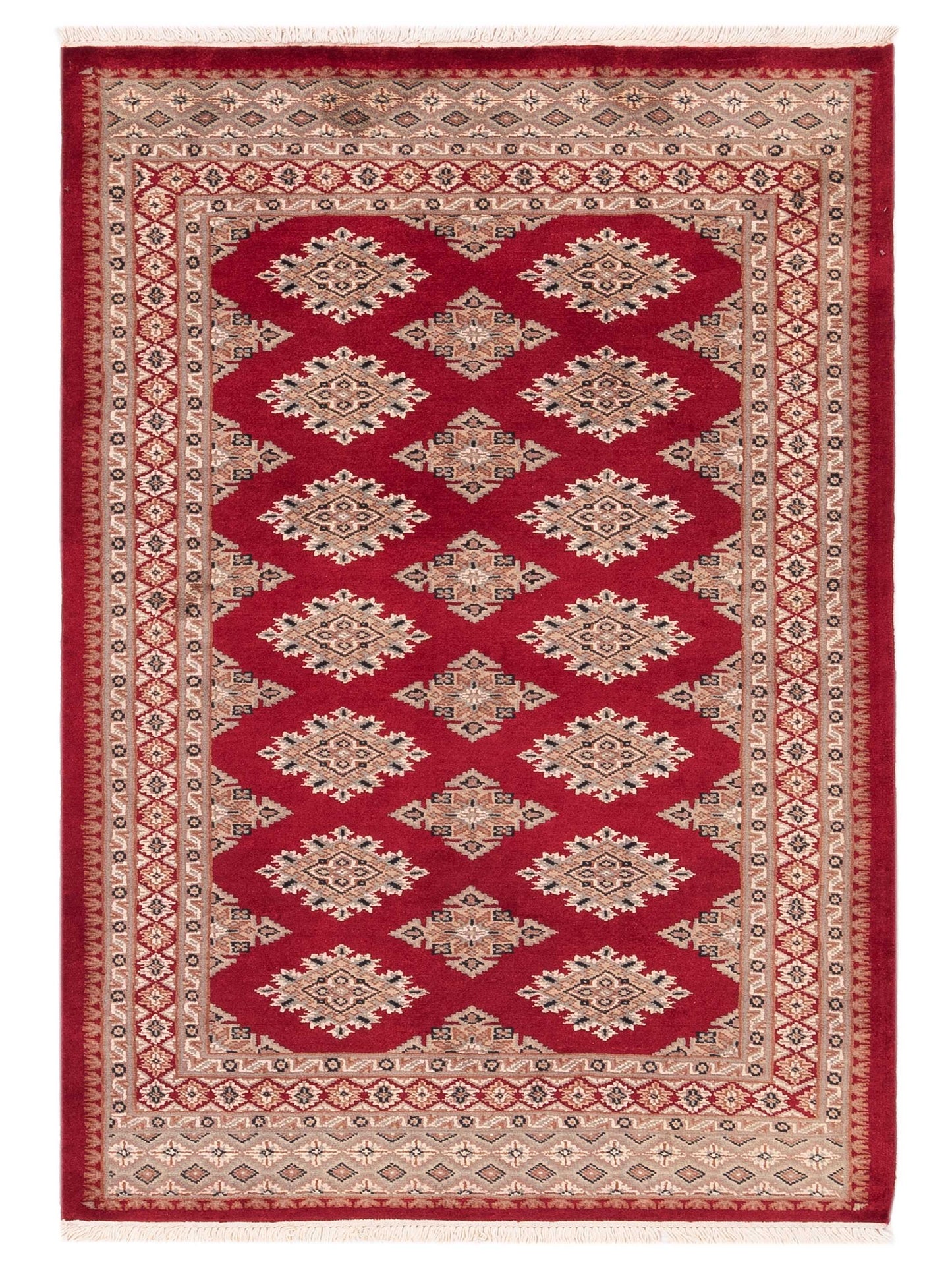 Nomad Bokhara Red Brown Traditional
