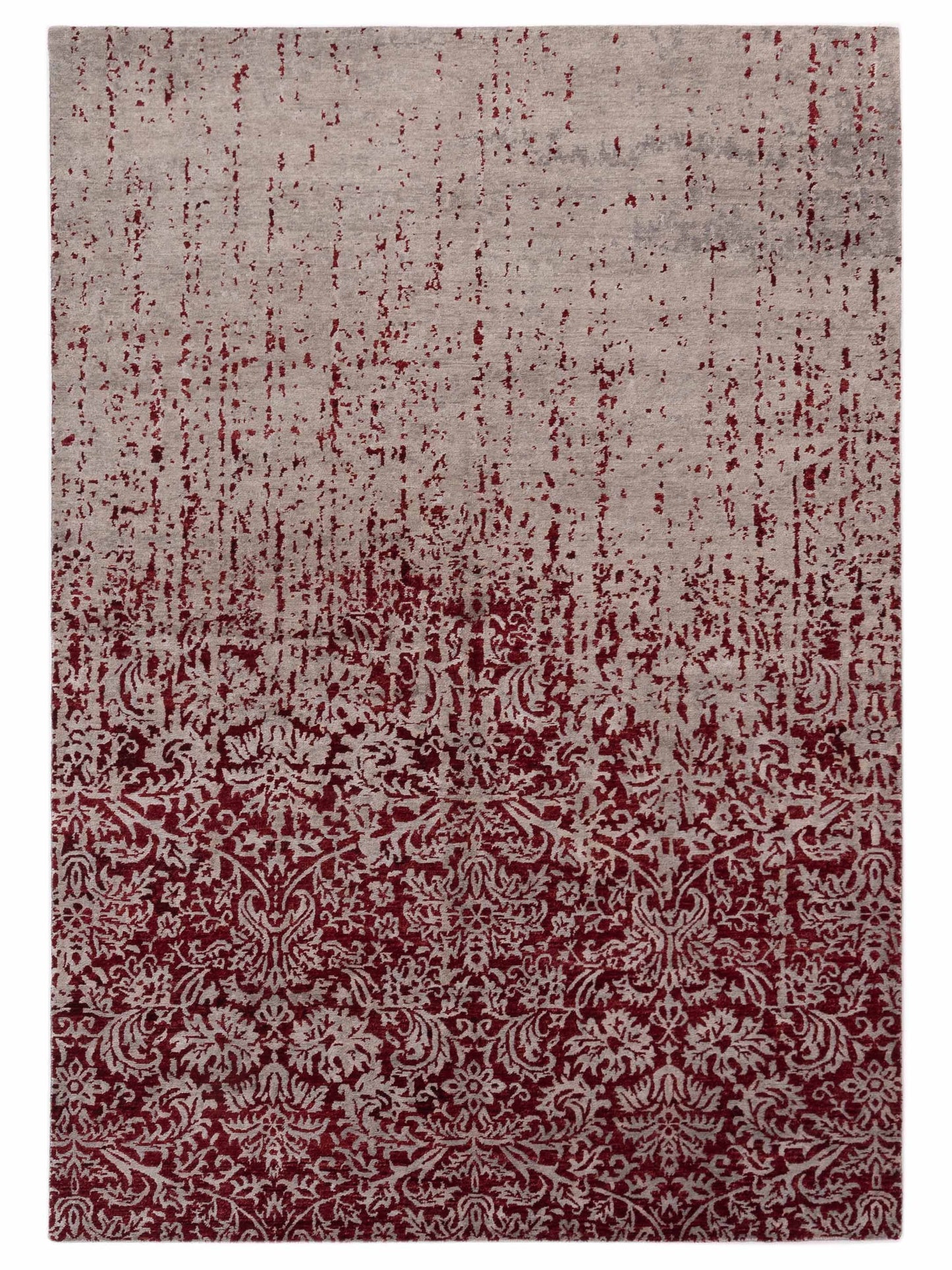 Siena Tibetino Silver Red Contemporary