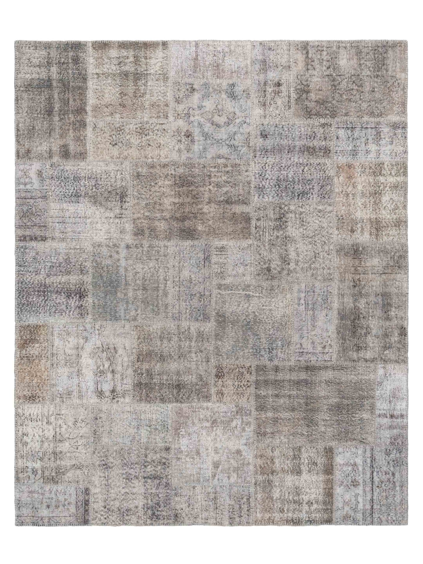 Pasha Turkish Vestige Patchwork Gray Contemporary