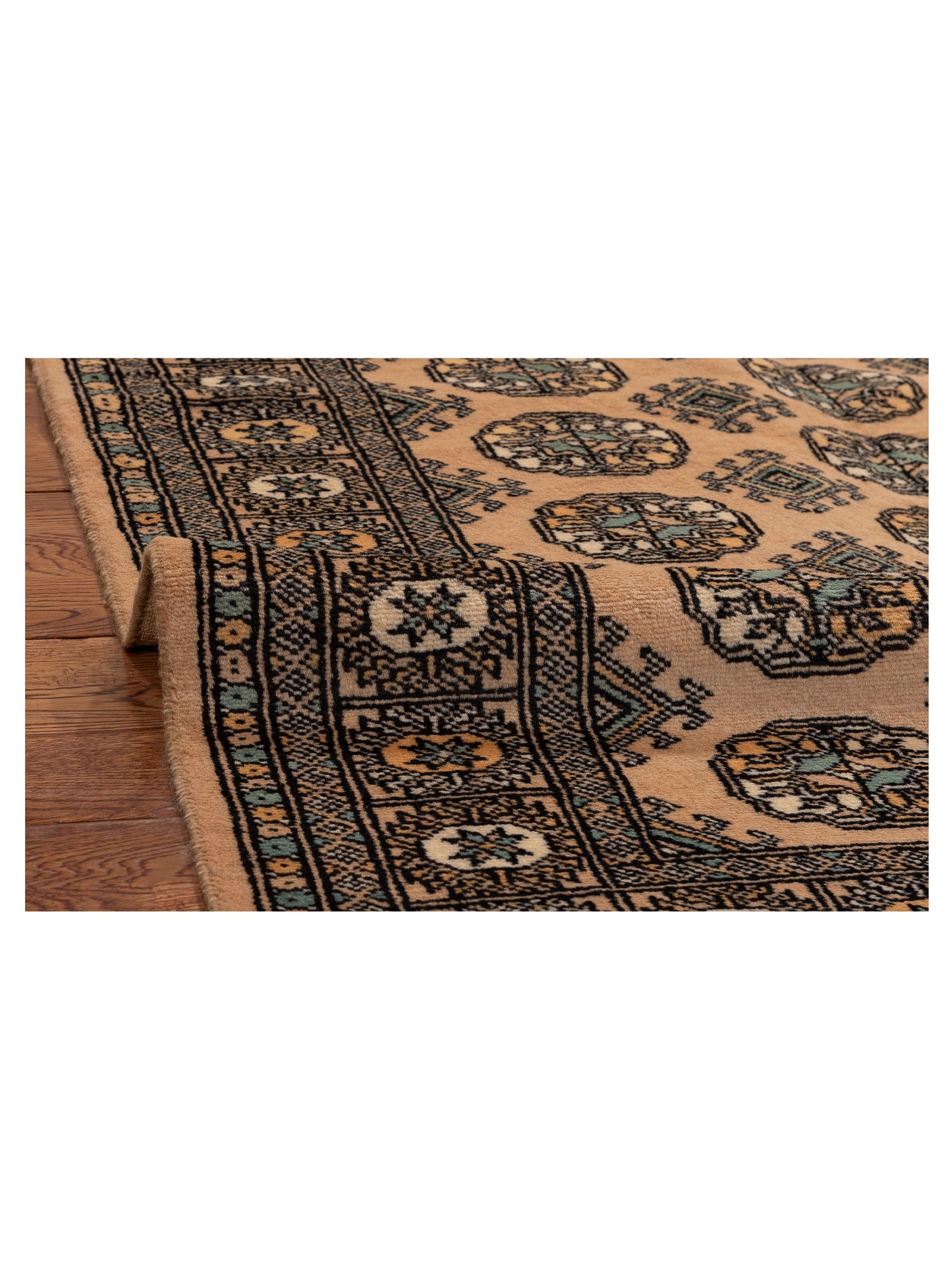 Bokhara 151386 Beige Beige 4.1x6.2 Hand Knotted Rug