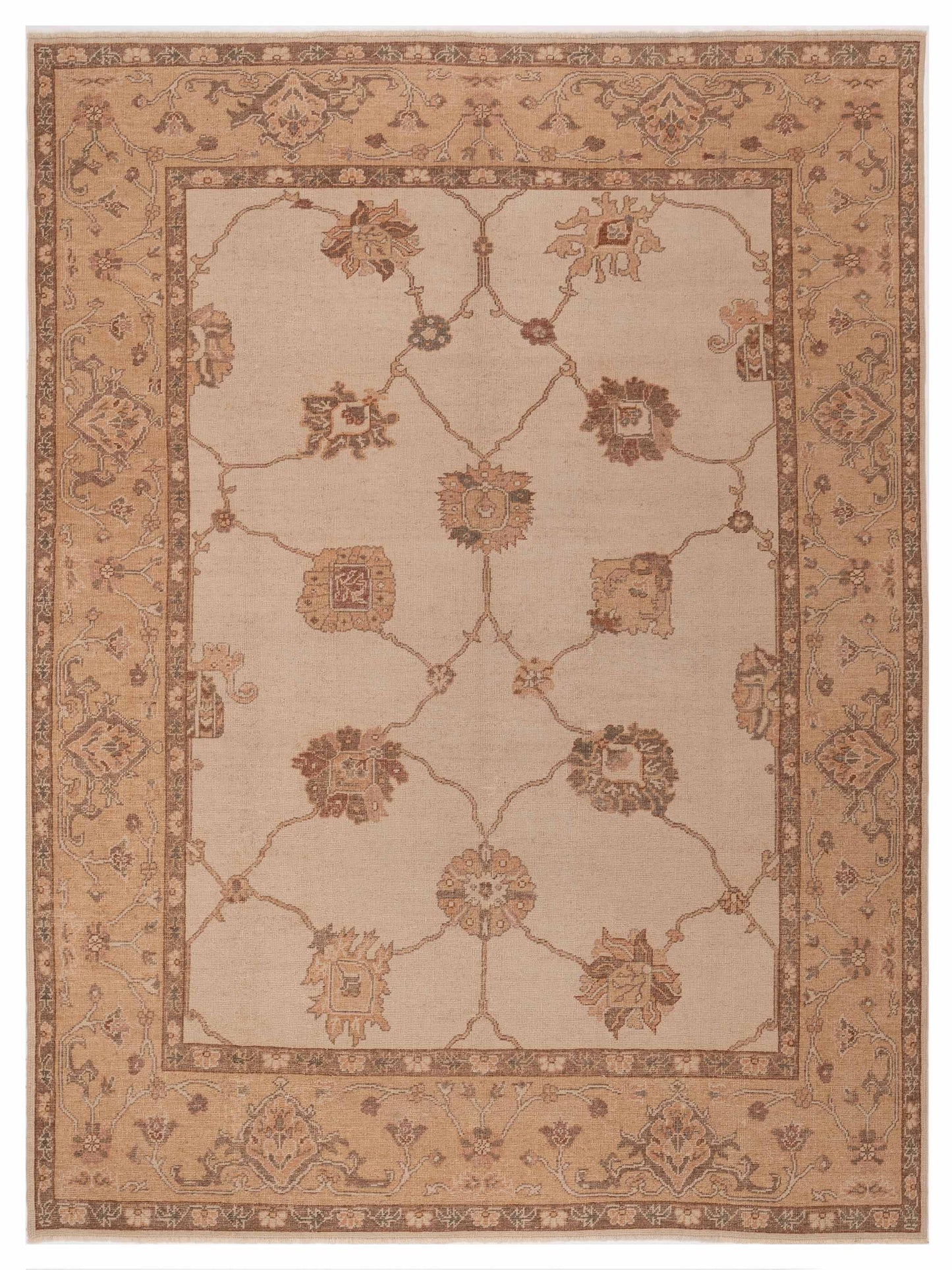 Pasha Anadol Oushak Ivory Gold Transitional
