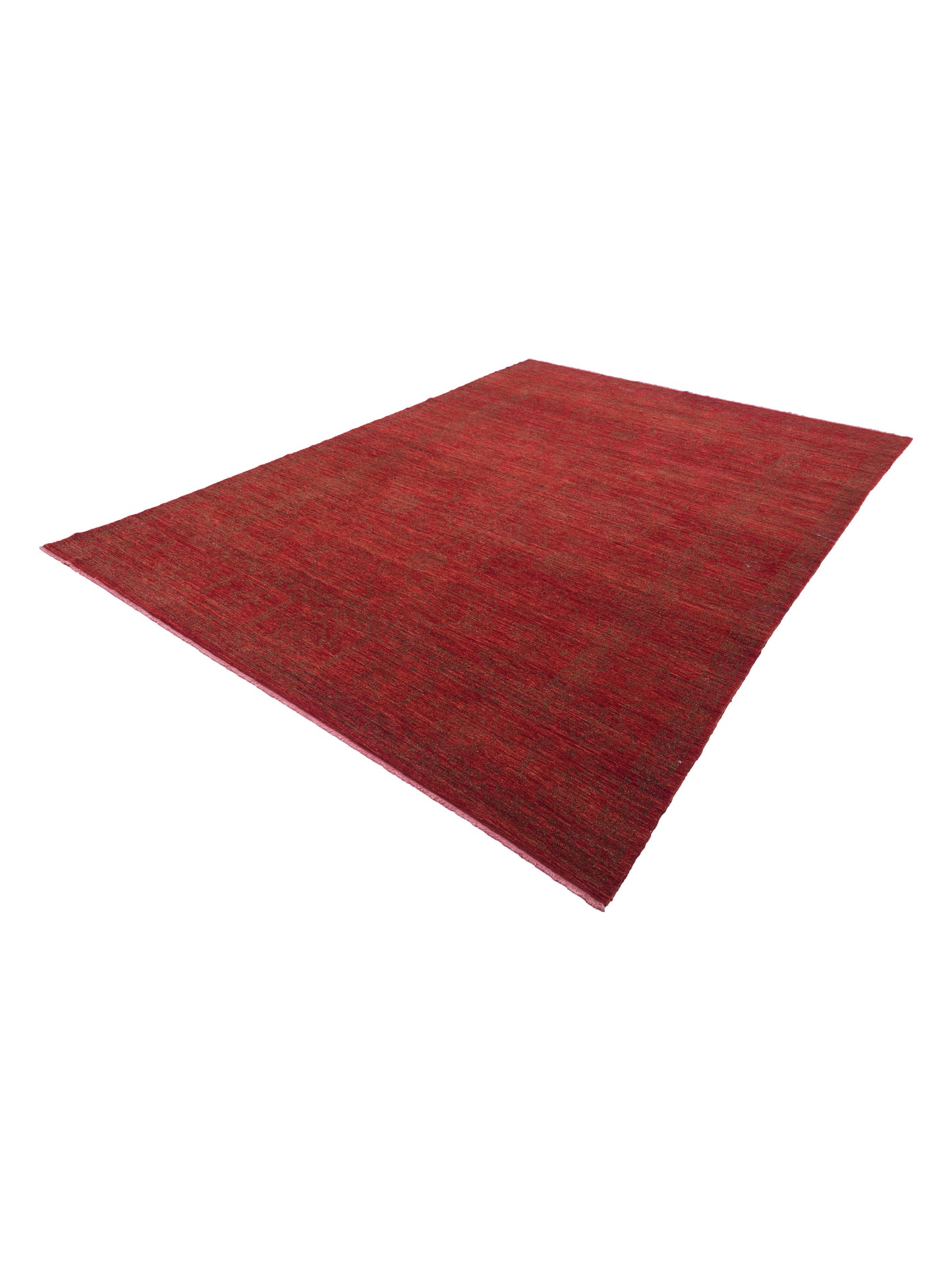 Defne Opal Red Dark Brown 10.2x13.8 Hand Knotted Rug