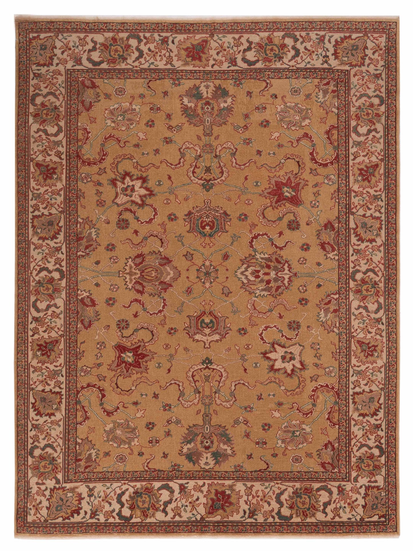 Pasha Antique Loom Gold Ivory Transitional