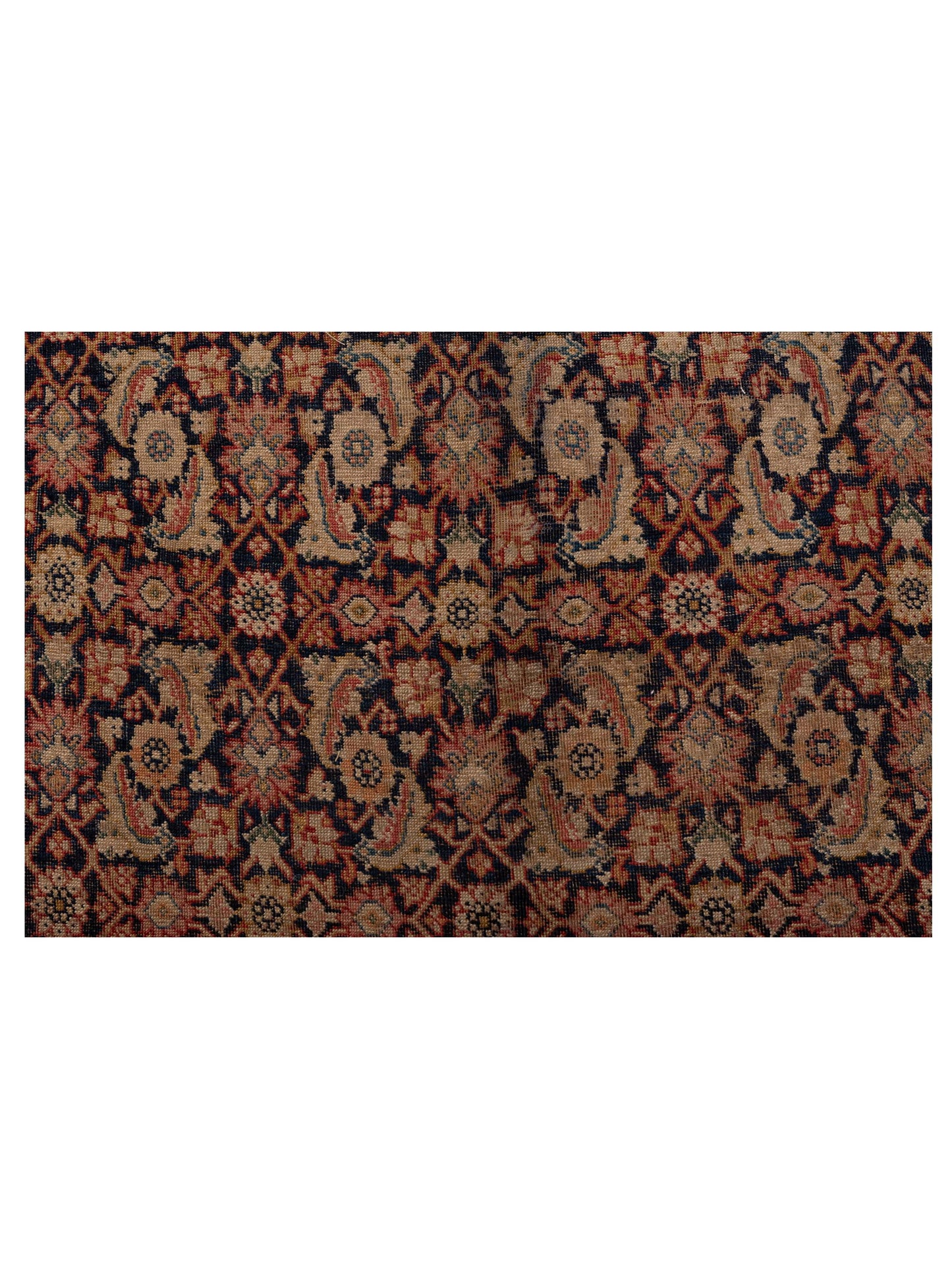 Antique Caucasian 108077 Navy Pink 6.2x14.5 Hand Knotted Rug