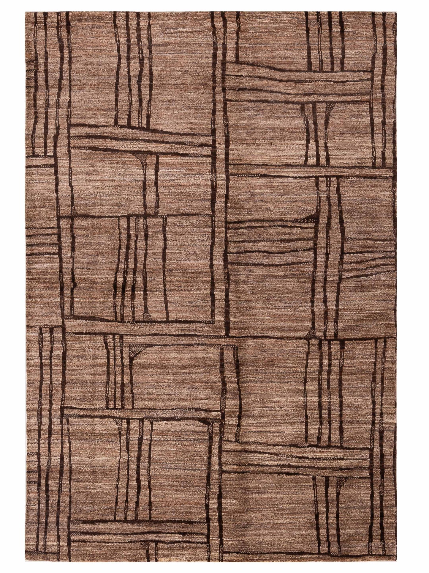 Siena Tibetino Brown Brown Contemporary