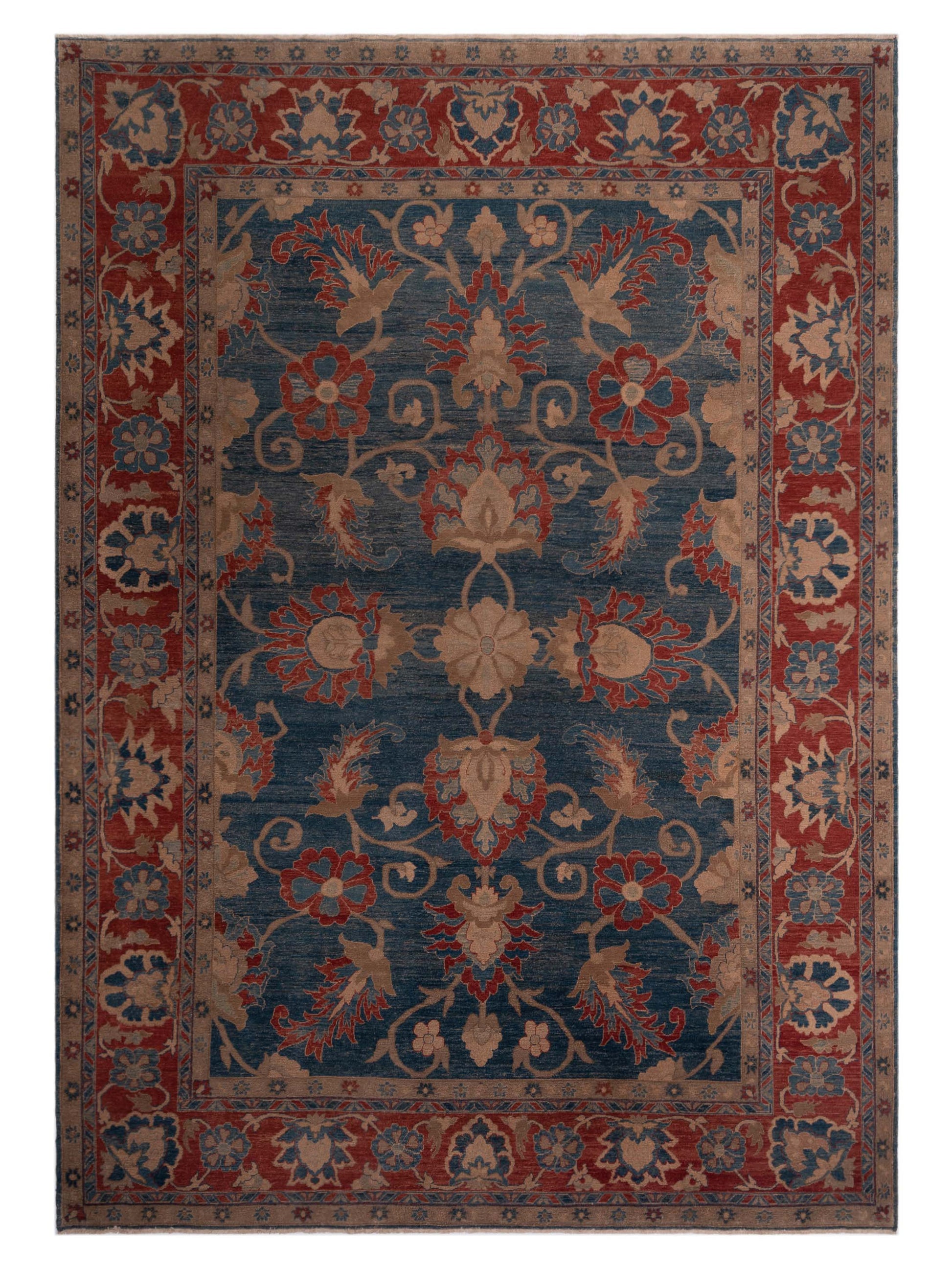 Pasha Turkish Elvan  Blue Red Traditional