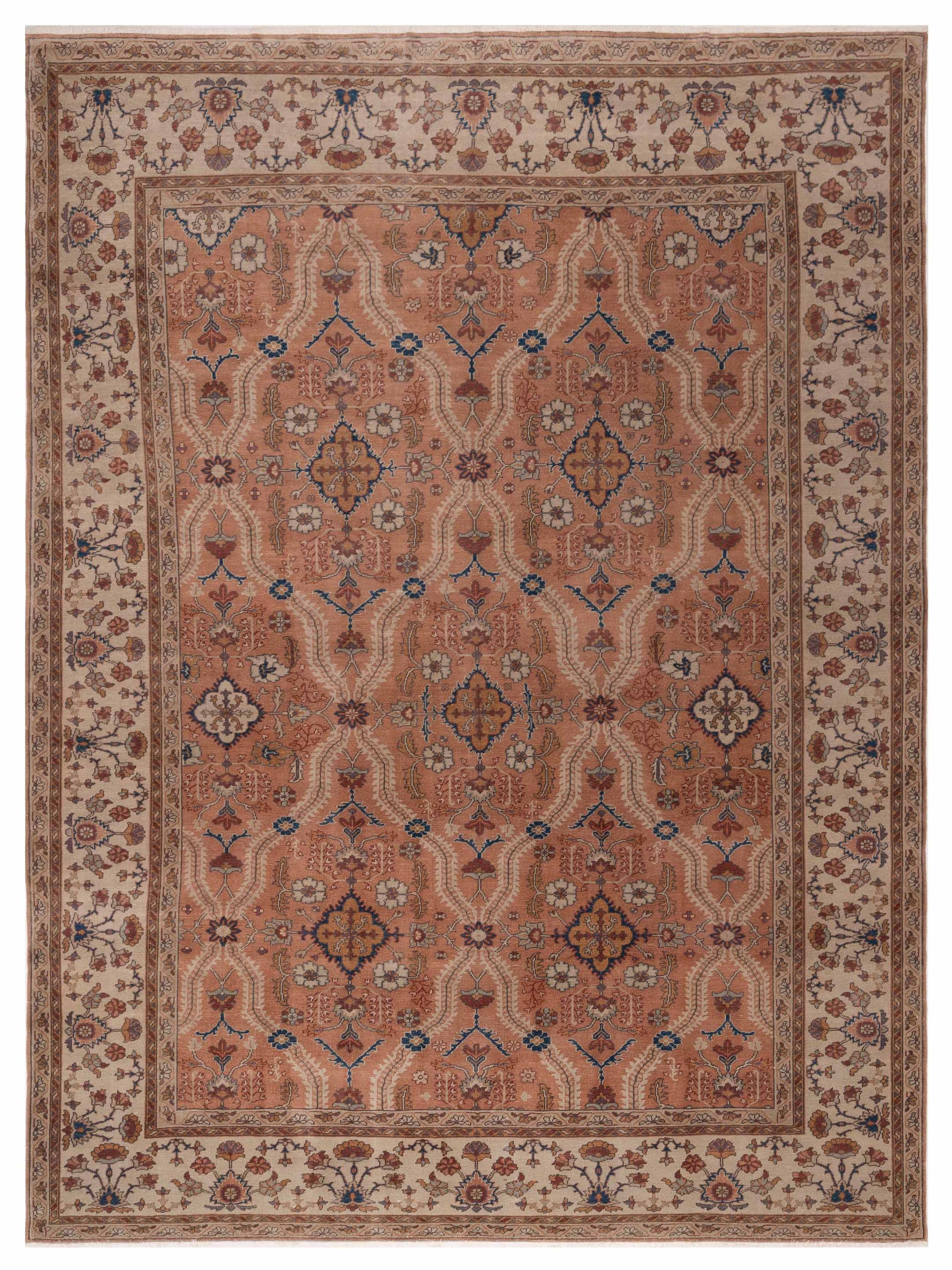 Pasha Turkish Elvan  Copper Ivory Traditional