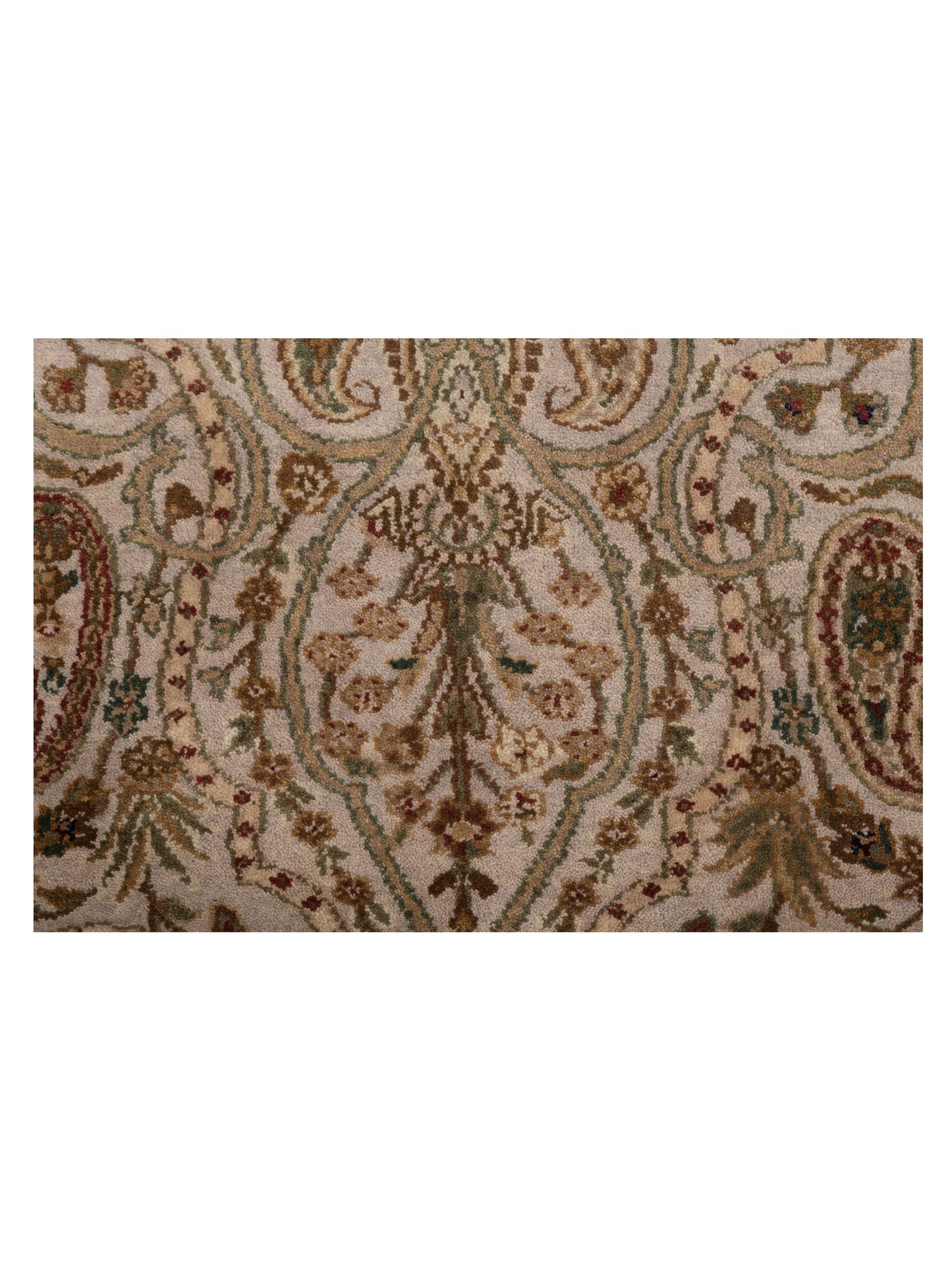 Platinum 82026 Ivory Ivory 6x9.4 Hand Knotted Rug