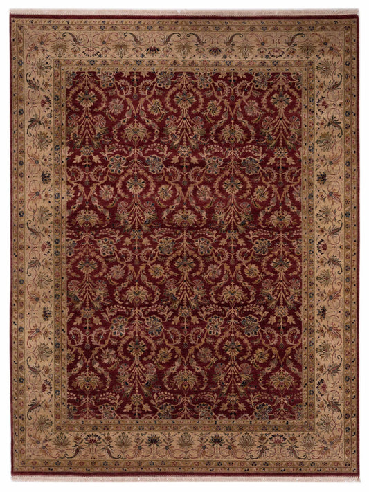 Rajpur Platinum  Red Beige Traditional