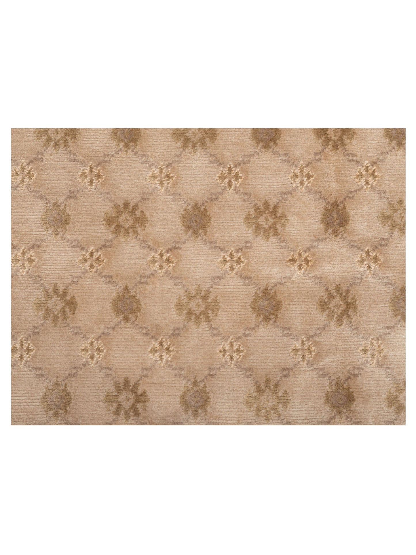 Himalayan 83978 Beige 6.1x9.1 Hand Knotted Rug