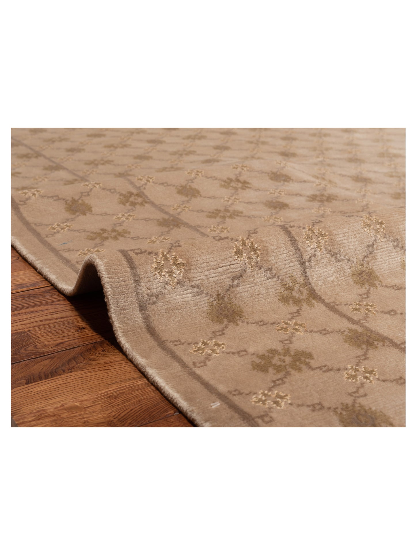 Himalayan 83978 Beige 6.1x9.1 Hand Knotted Rug