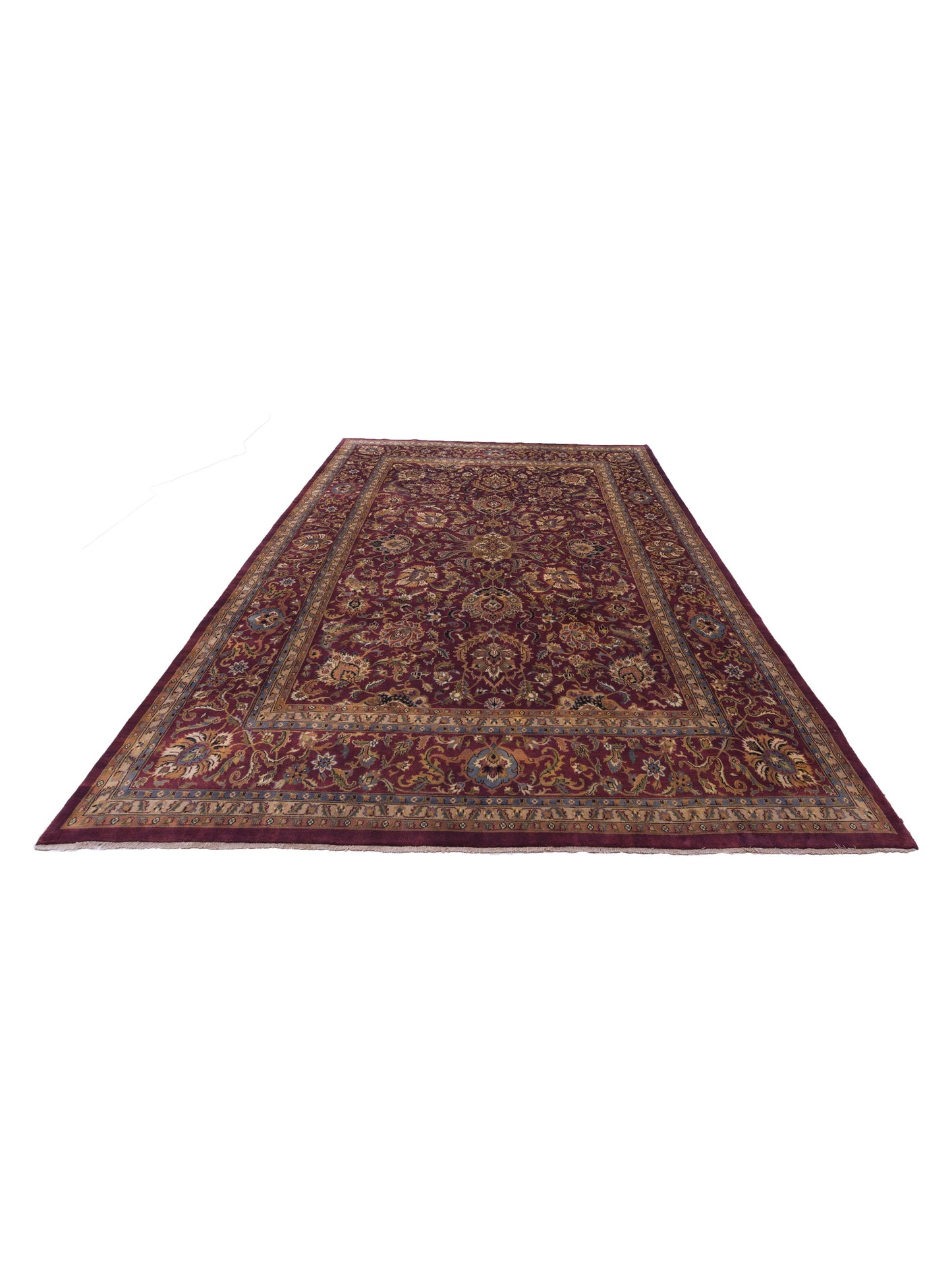 Jahan 84123 Plum Plum 9.11x13.8 Hand Knotted Rug