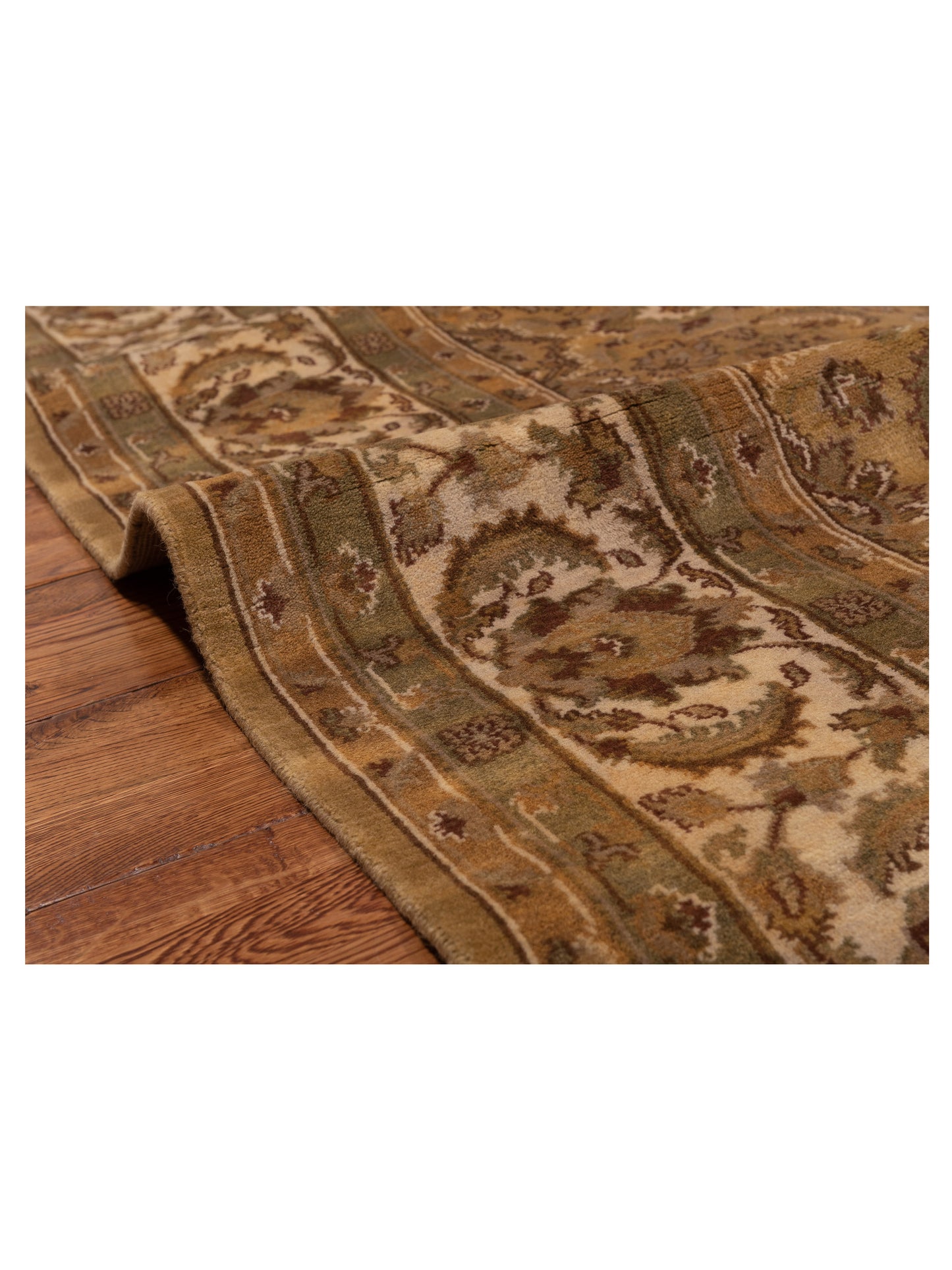 Jahan 84133 Gold Ivory 8.1x9.9 Hand Knotted Rug
