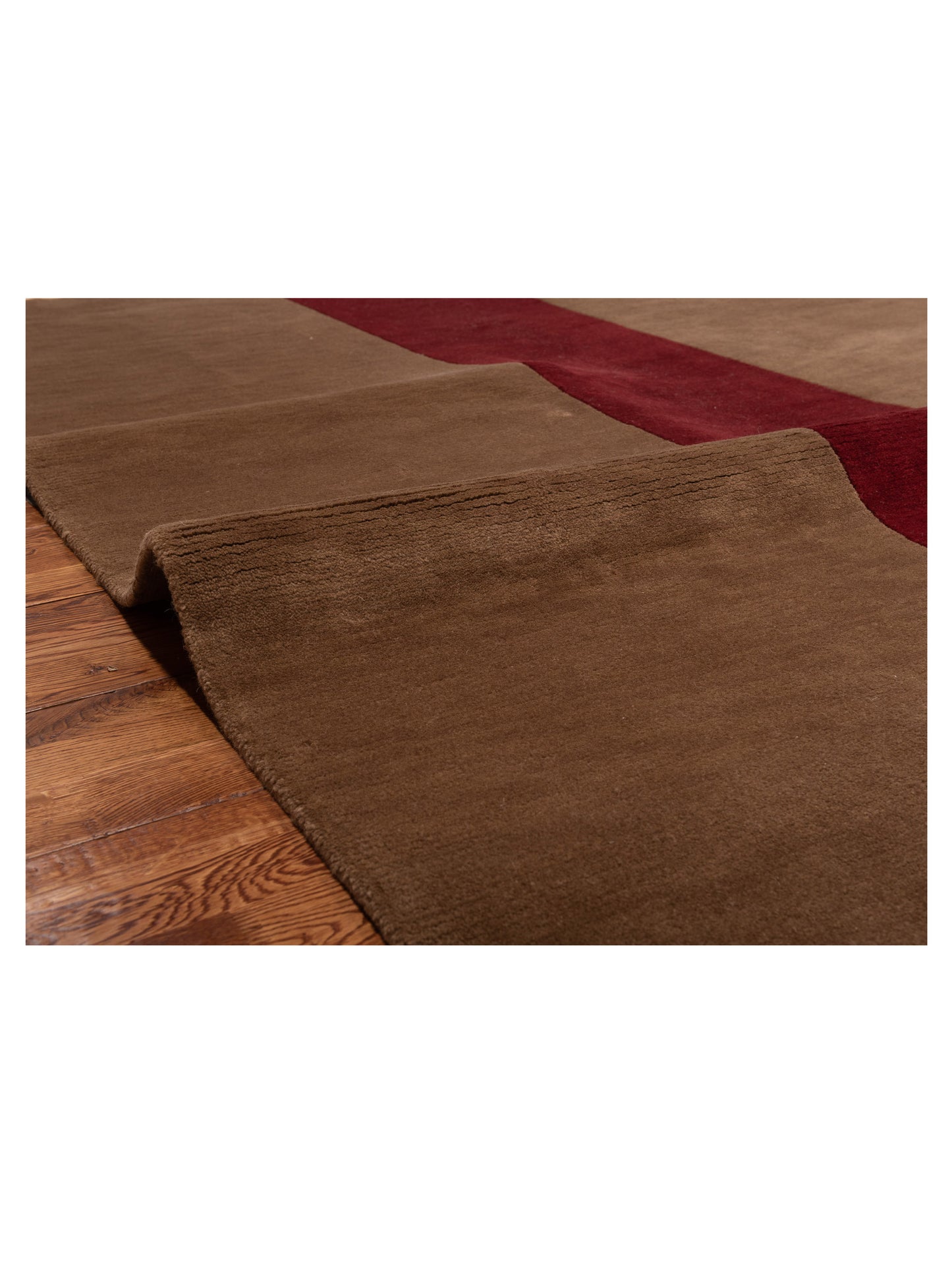 Himalayan 84262 Brown Red 5.7x7.11 Hand Knotted Rug
