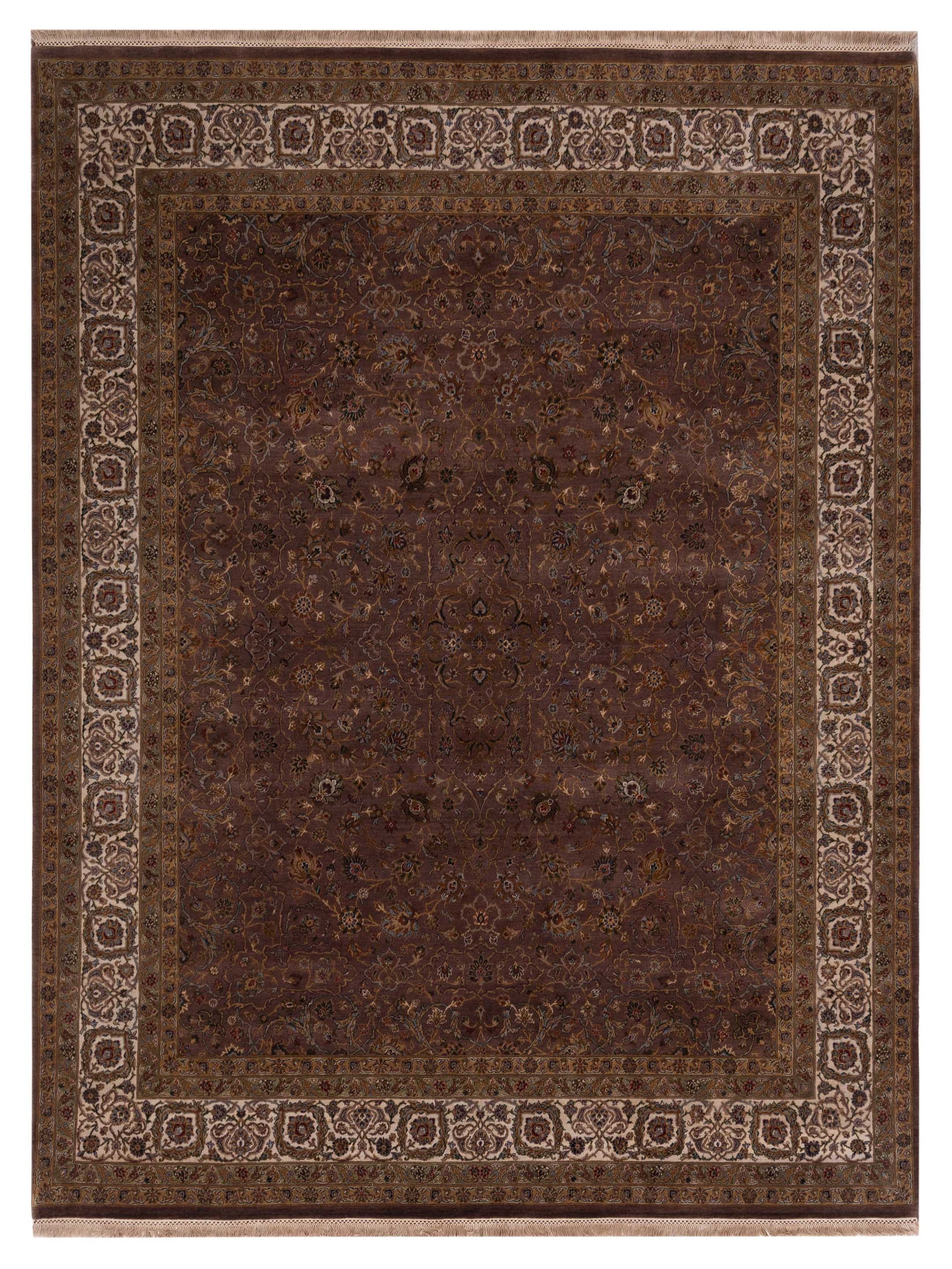Rajpur Empire  Plum Ivory Transitional