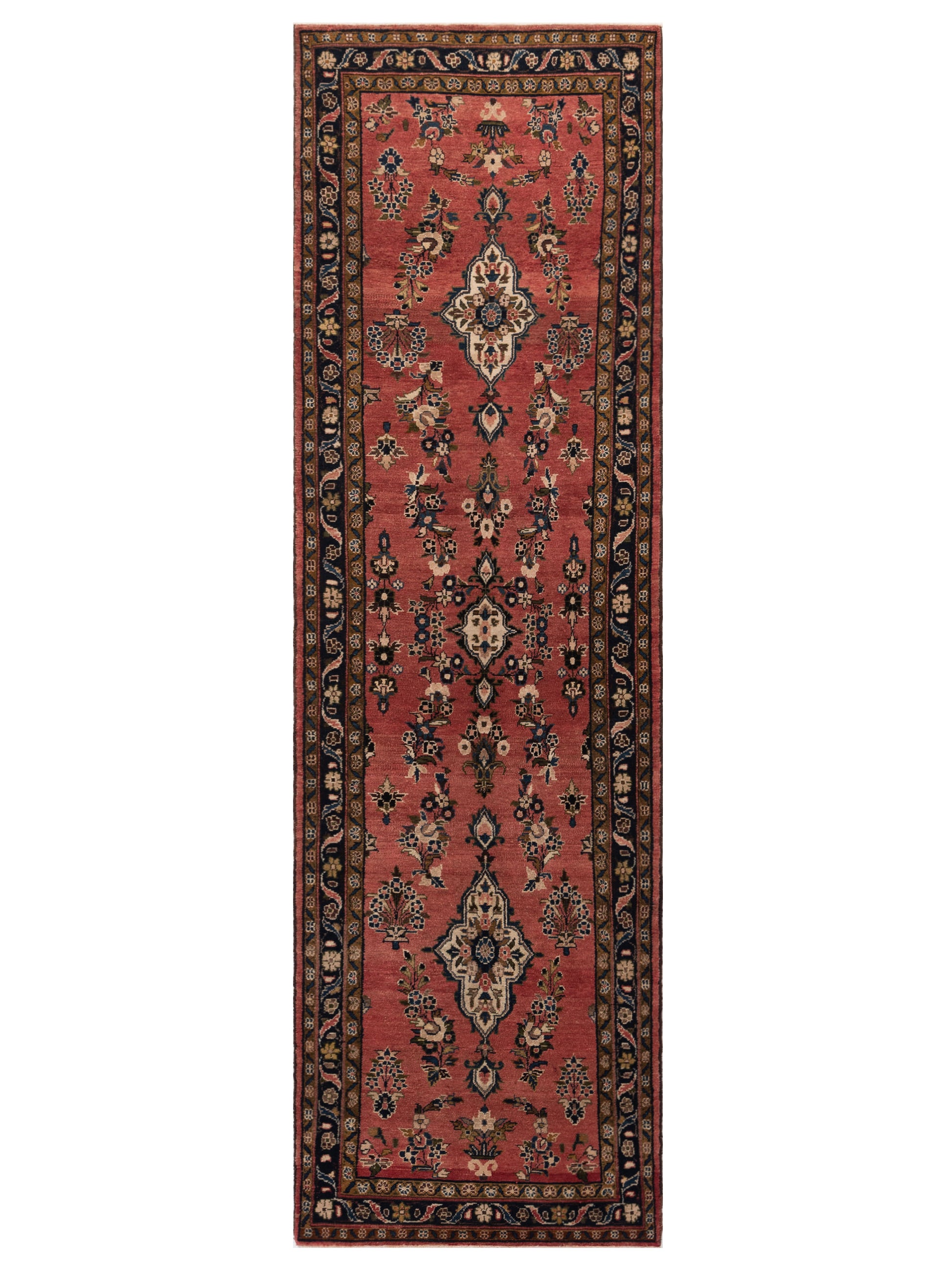 Pasha Antique Heirloom  Rust Brown Traditional