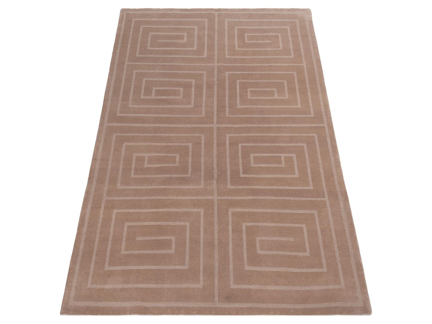 Himalayan 86143 Beige 8x9.11 Hand Knotted Rug