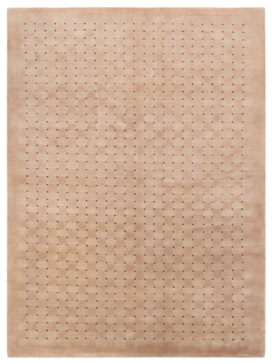 Himalayan 86660 Beige 6x9 Hand Knotted Rug