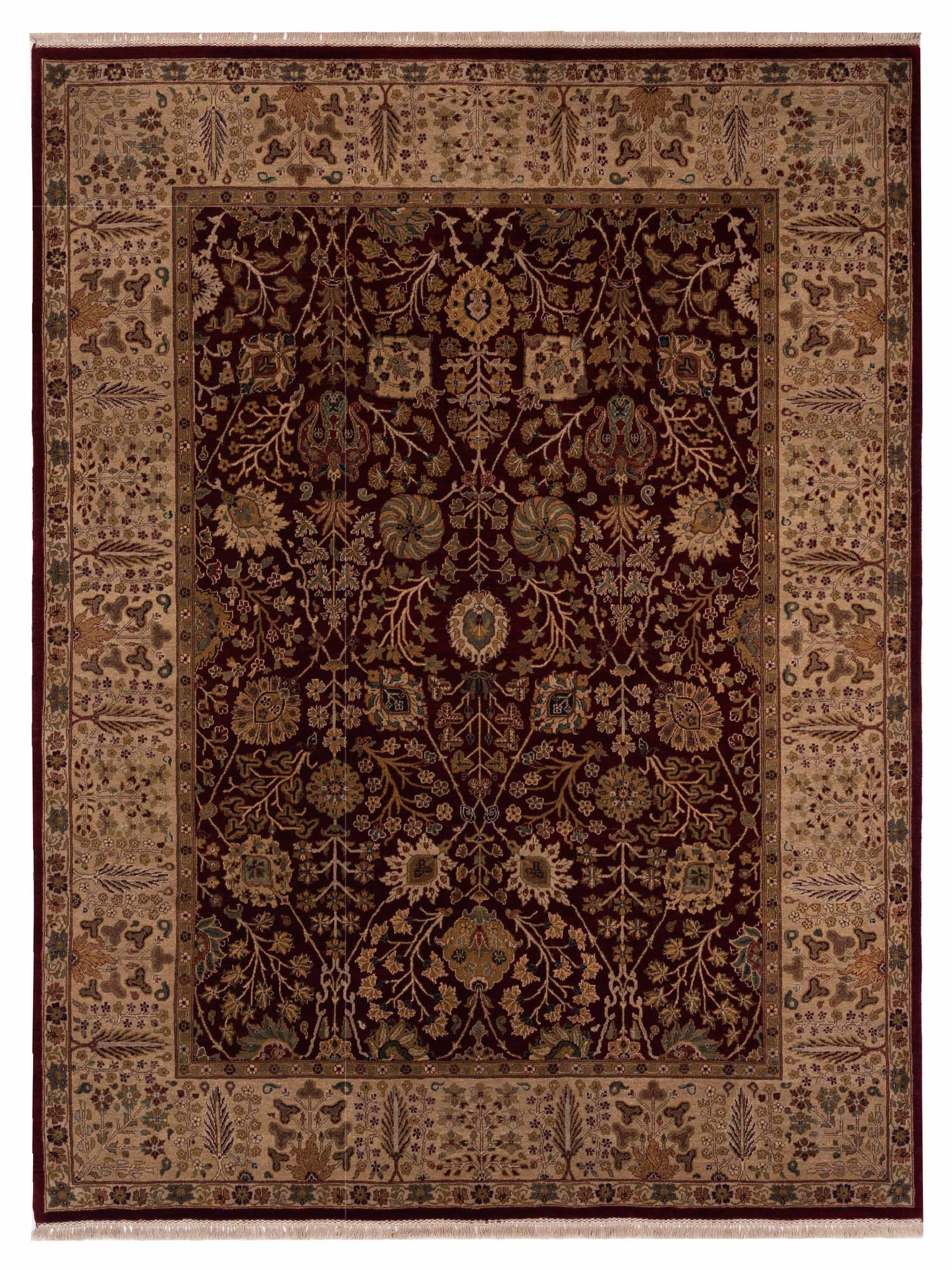 Rajpur Jahan  Red Cream Traditional