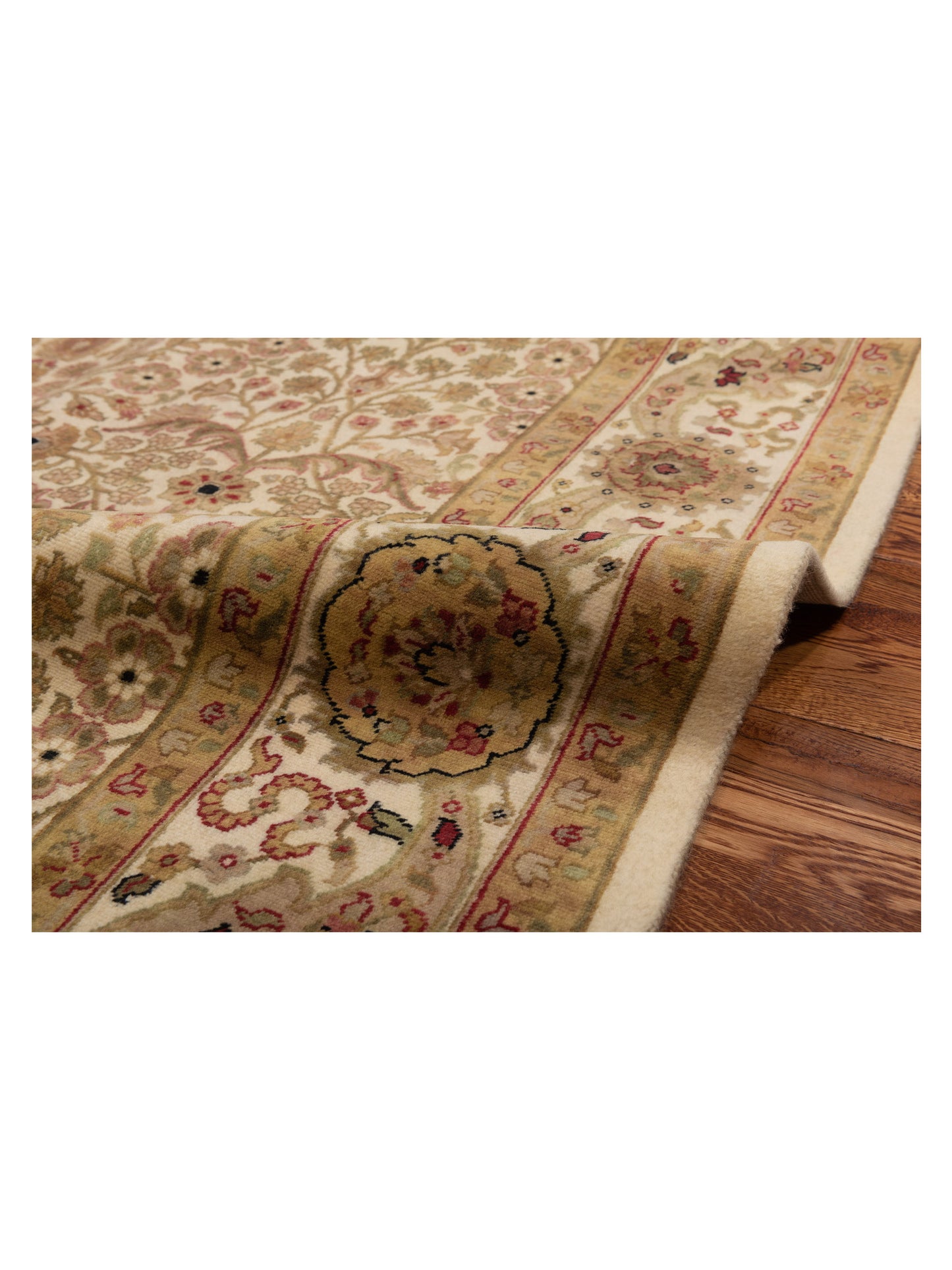 Sivas 88345 Ivory Ivory 6x9.2 Hand Knotted Rug