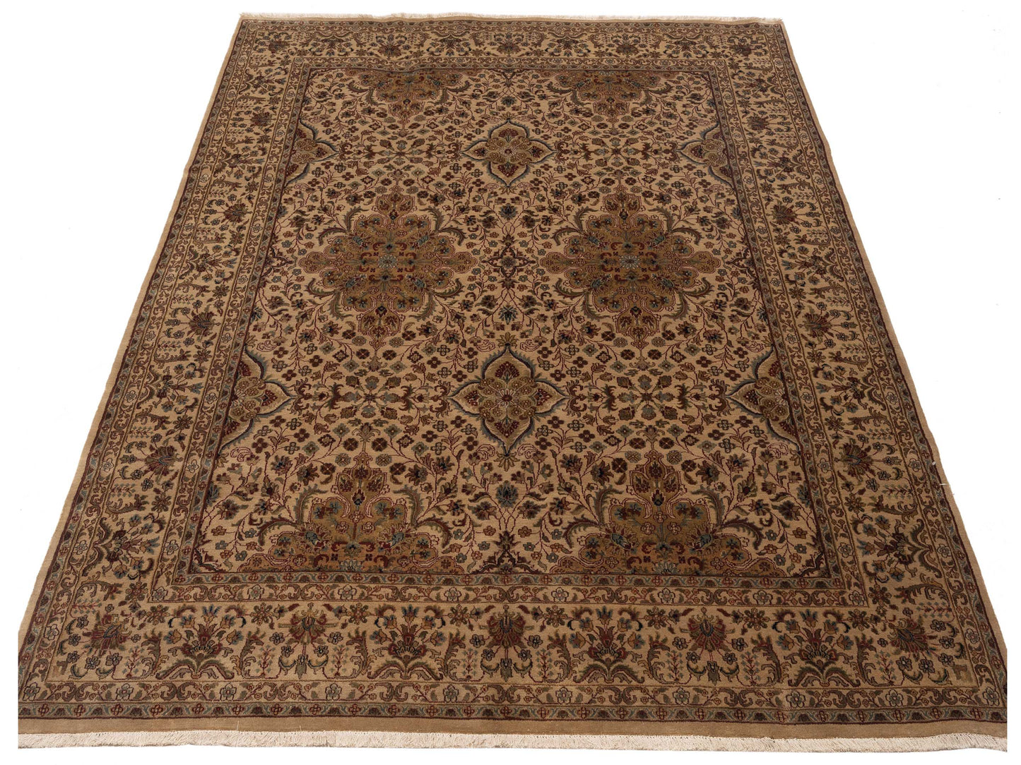 Sivas 88354 Ivory Ivory 8x9.10 Hand Knotted Rug